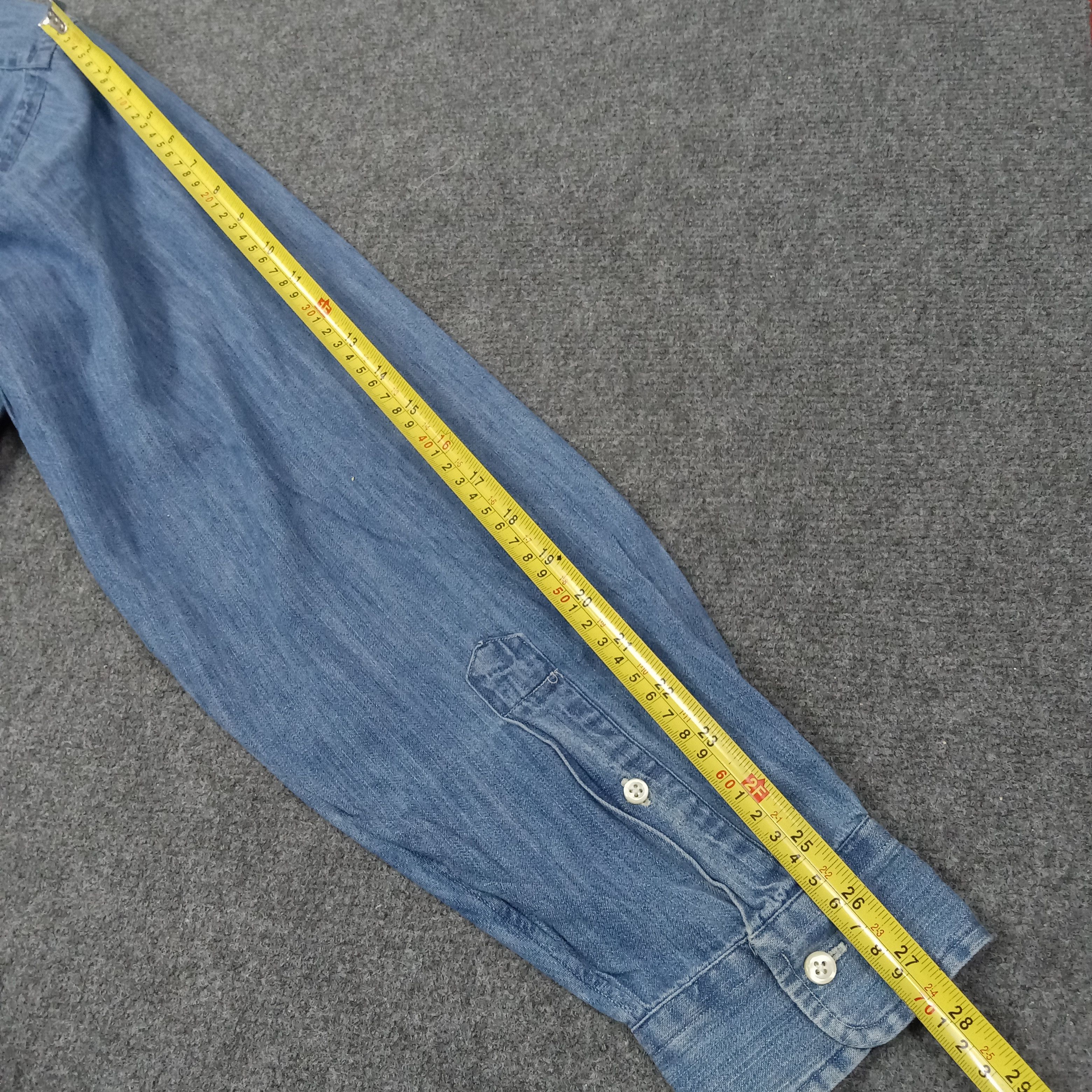 Polo Ralph Lauren Ralph Lauren American Brand Denim Shirt Button Up C223N33 Size US XXL / EU 58 / 5 - 7 Thumbnail