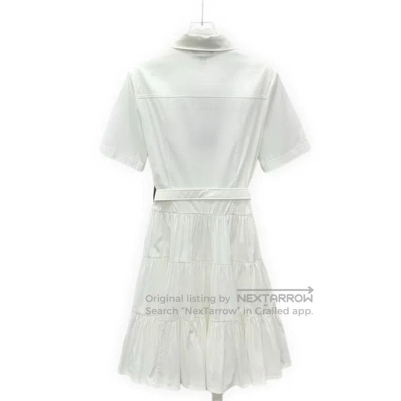 Louis Vuitton Louis Vuitton 25 White Cotton Lapel Single Breasted Short Size XS / US 0-2 / IT 36-38 - 2 Thumbnail
