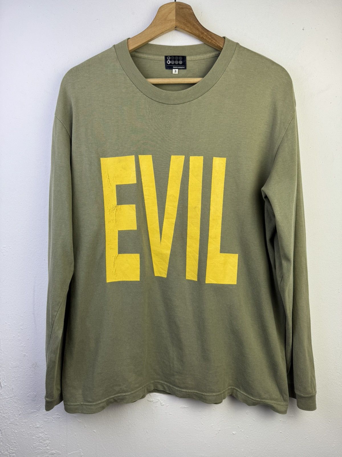 Takeo Kikuchi Takeo Kikuchi EVIL long-sleeve t-shirt Size US M / EU 48-50 / 2 - 1 Thumbnail