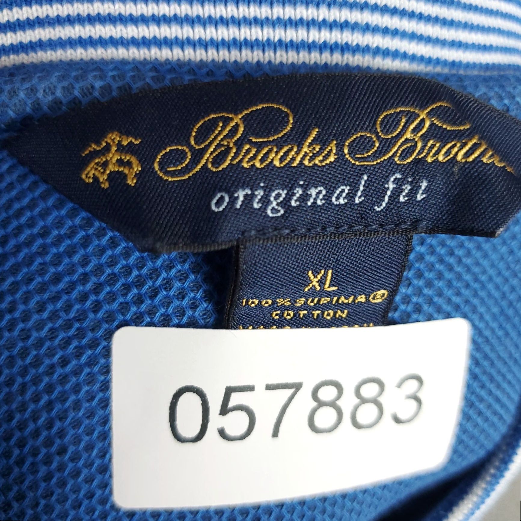 Brooks Brothers Brooks Brothers Polo Shirt Mens XL Blue Knit Short Sleeve Casual Activewear Size US XL / EU 56 / 4 - 8 Thumbnail