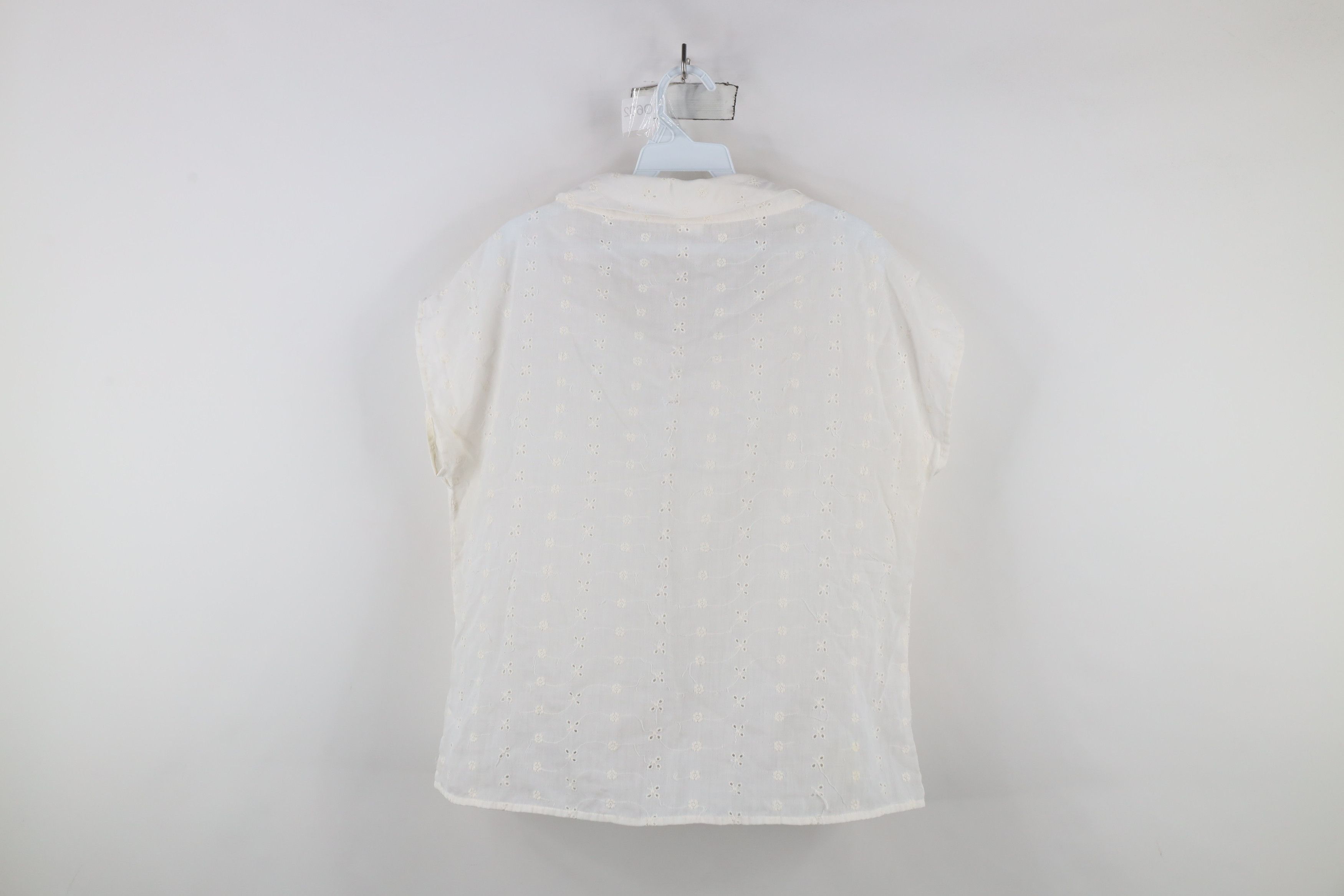Vintage Vintage 80s Streetwear Cuffed Collar Dolman Sleeve Shirt Size XXL / US 16-18 / IT 52-54 - 11 Thumbnail