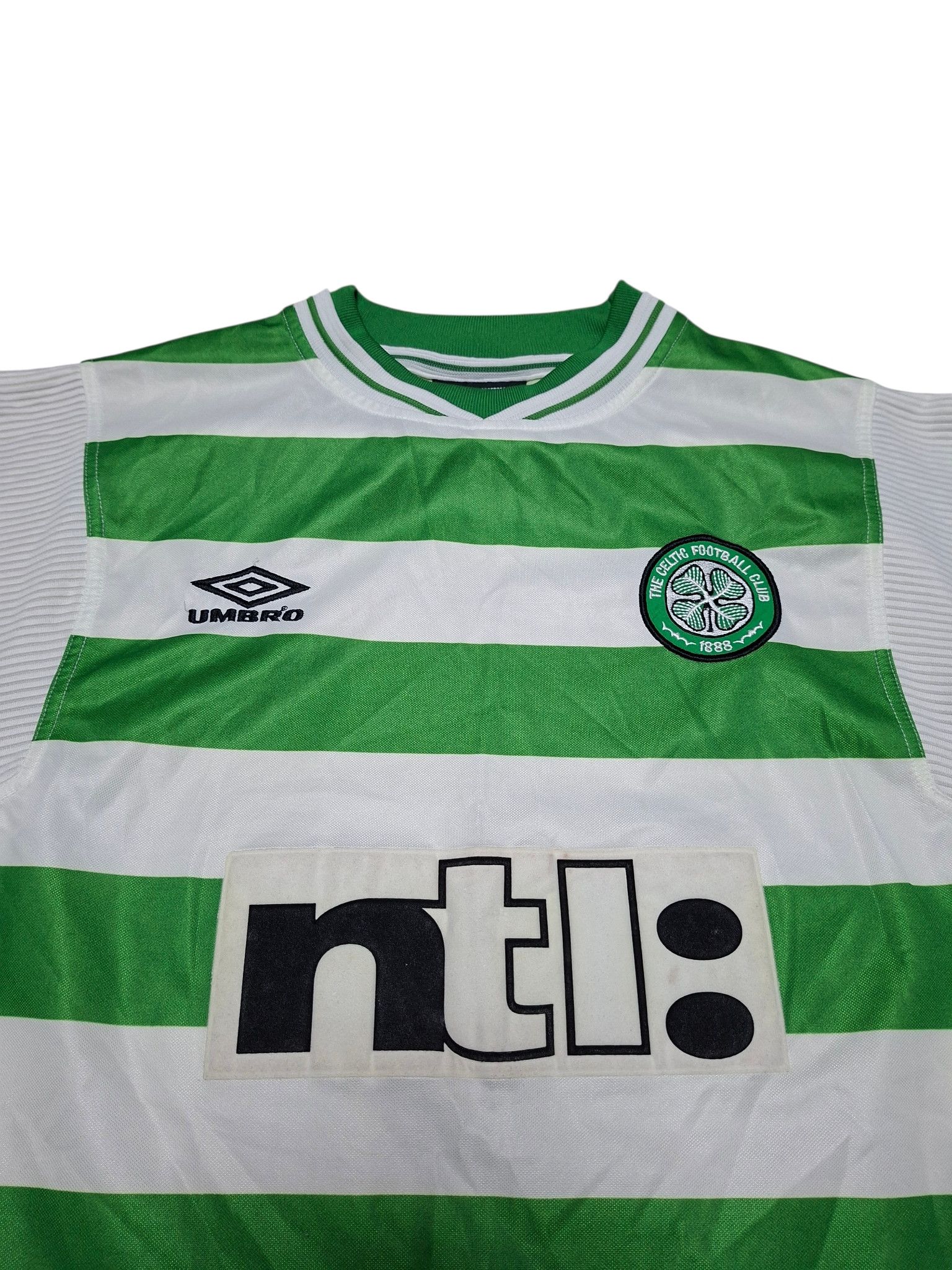 Umbro CELTIC GLASGOW UMBRO VINTAGE 1999/2001 LONG SOCCER JERSEY Size US S / EU 44-46 / 1 - 2 Thumbnail
