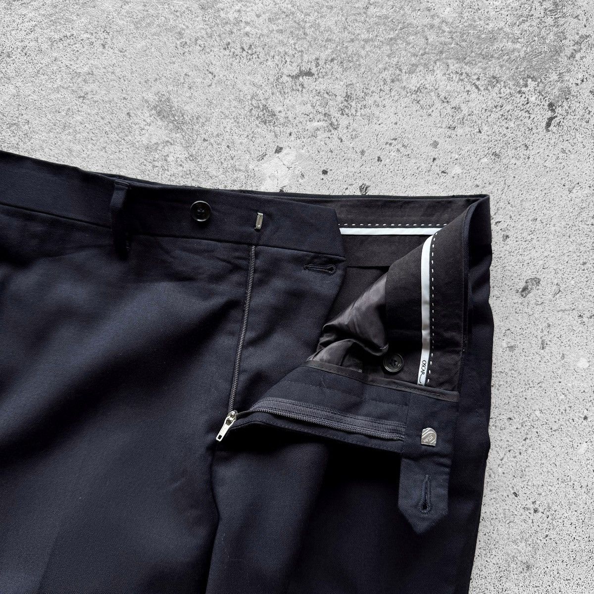 Designer × Oscar Jacobson Oscar Jacobson Mens Blue Suit Blazer Jacket Trouser Pants Size 40L - 12 Thumbnail