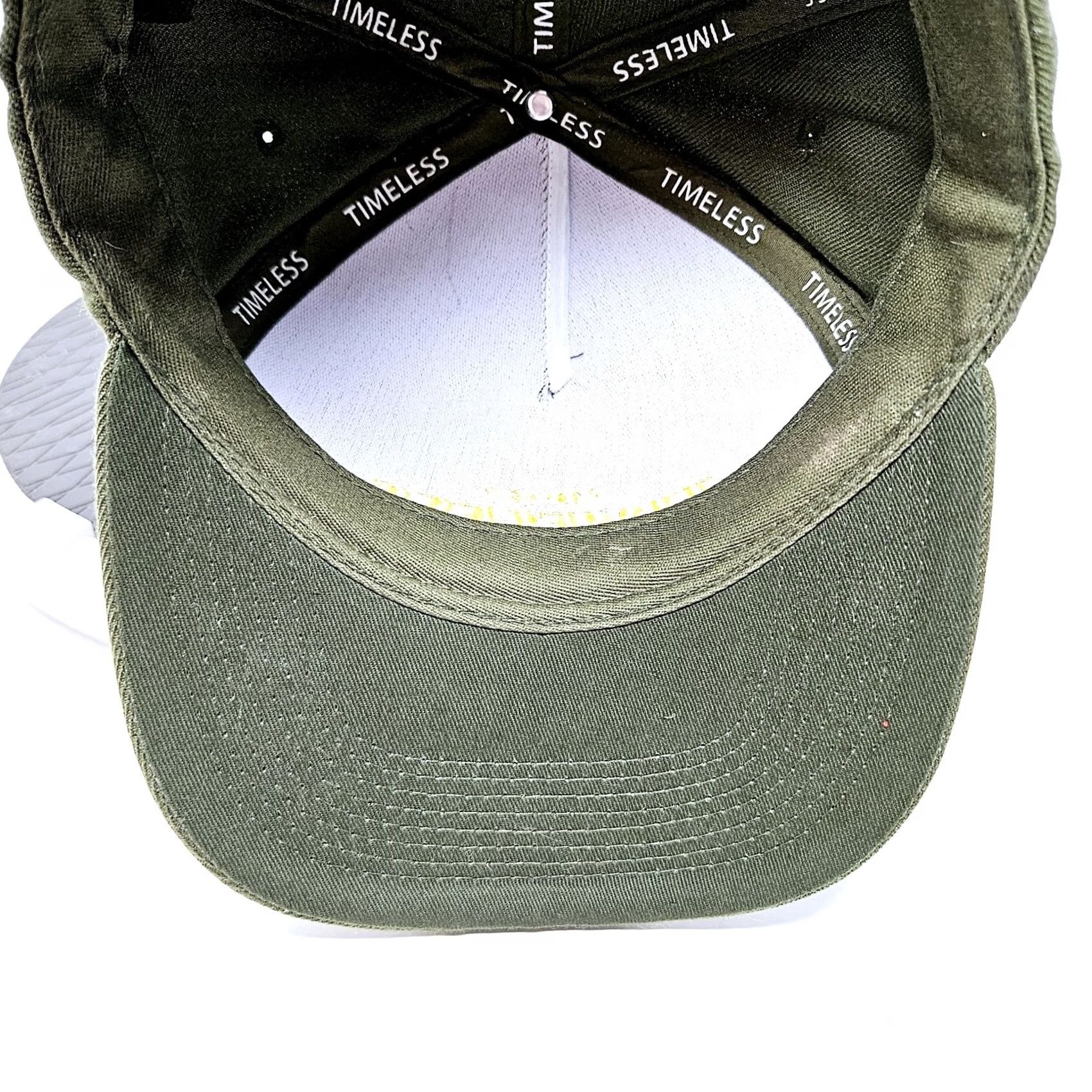 Olive Timeless Olive Green Snapback Hat Used Condition One Size Men Outdoor Snapback FAST SHIPPING Size ONE SIZE - 6 Thumbnail