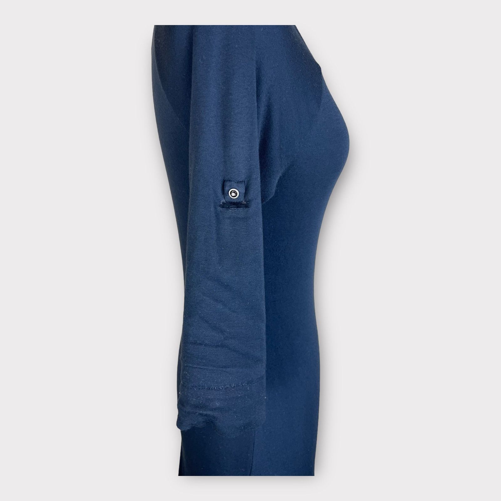 Gap Gap | Vintage Y2K Roll Tab Sleeves Jersey Dress | XS Size XS / US 0-2 / IT 36-38 - 5 Thumbnail