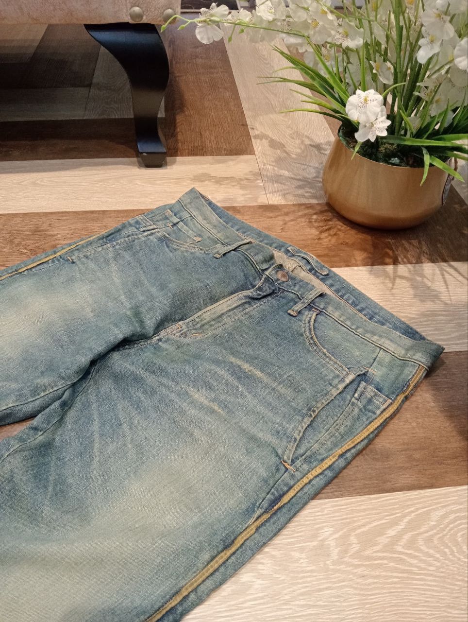 Maison MIHARA YASUHIRO MIHARAYASUHIRO JAPAN WASHED STRETCH DENIM PANTS Size US 34 / EU 50 - 6 Thumbnail