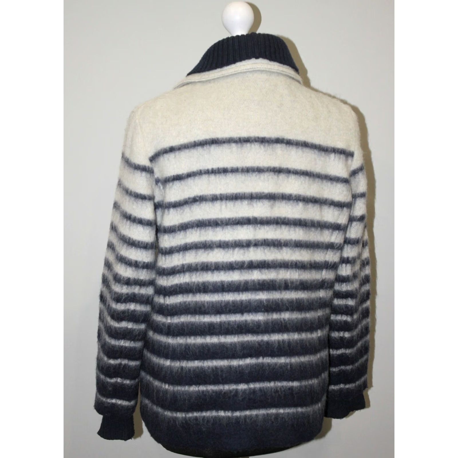 Jean Paul Gaultier Jean Paul Gaultier for Lindex Womens Coat UK 16 EUR 42 Multicoloured Wool Blend Coat Women, 66 cm Length, 64 cm Sleeve, Very Good, 100% Genuine Size 38" / US 16 / IT 52 - 5 Thumbnail