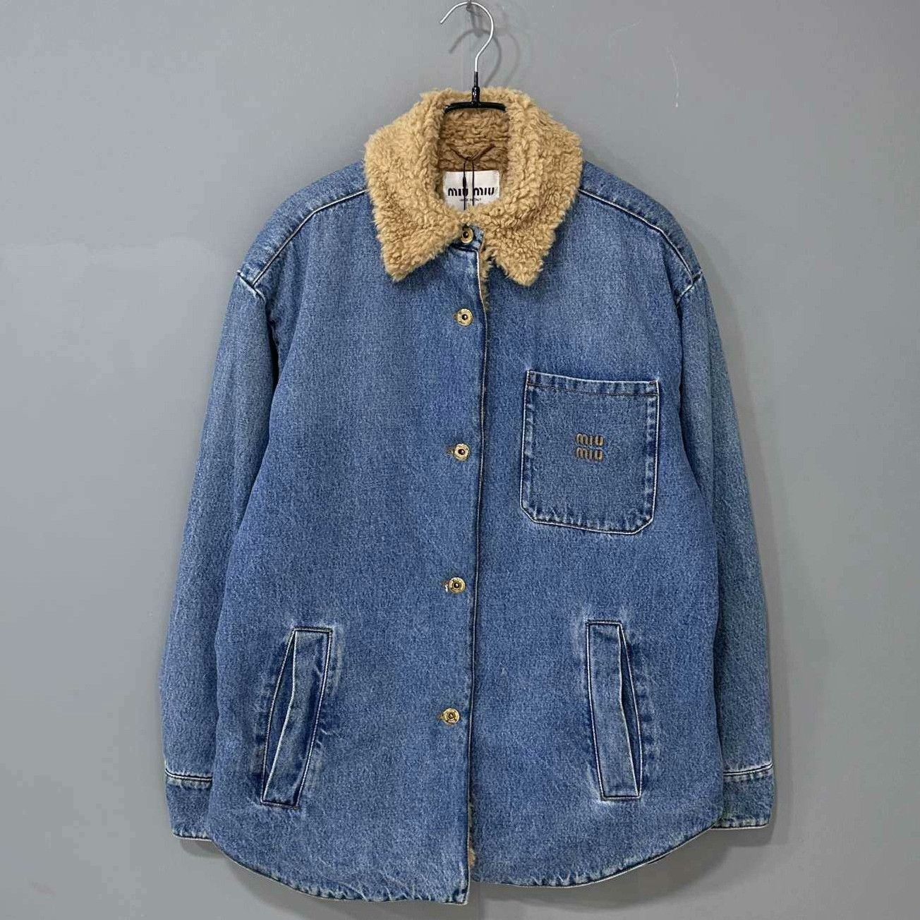 Miu Miu Miu Miu Retro Embroidered Jacket L Women Size L / US 10 / IT 46 - 1 Thumbnail