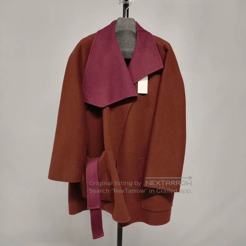 Hermes Cashmere Brown Coat