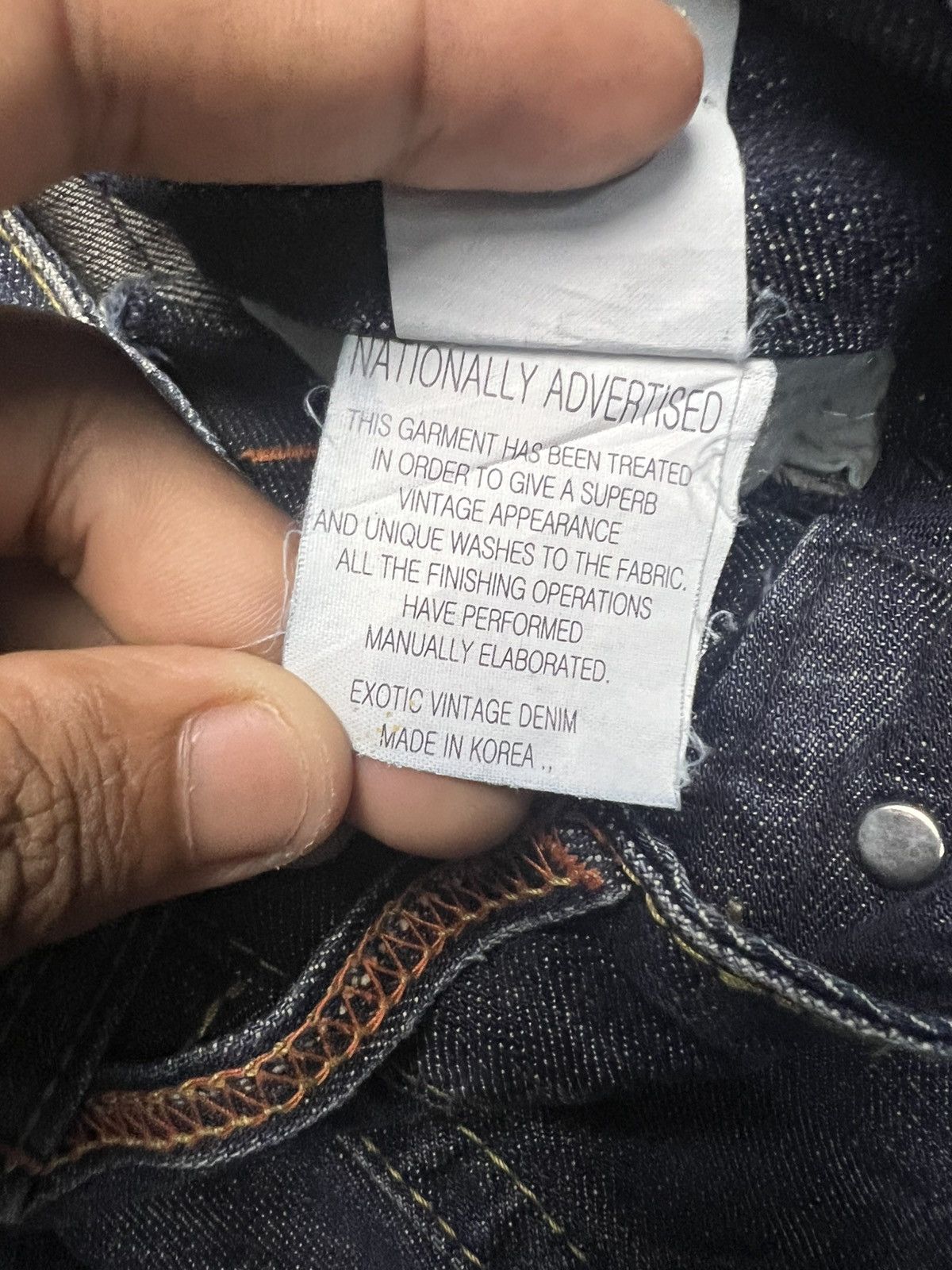 If Six Was Nine Lolita Jeans Y2K Vintage Distressed Bootcut Denim Pants (41) Size 26" / US 2 / IT 38 - 13 Thumbnail