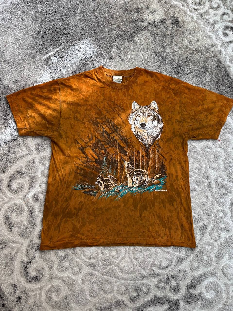 Vintage Vintage 1992 Ragtop Wolf Nature Tee Made in USA Size US L / EU 52-54 / 3 - 5 Thumbnail
