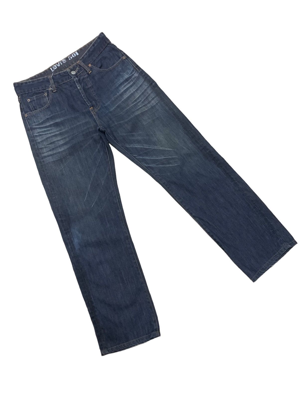 Levi's × Levi's Vintage Clothing Vintage 80s Levis 501 ButtonFly Dark Wash Jeans Size US 31 - 7 Thumbnail