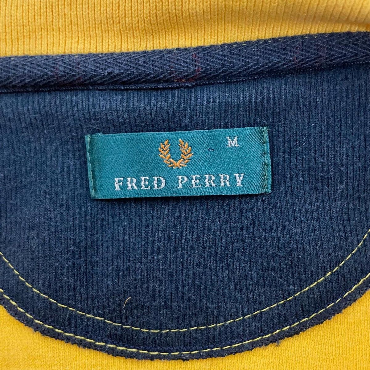 Designer × Fred Perry × Vintage Vintage FRED Perry old sweatshirt logo half zip y2k designer Size US M / EU 48-50 / 2 - 3 Thumbnail