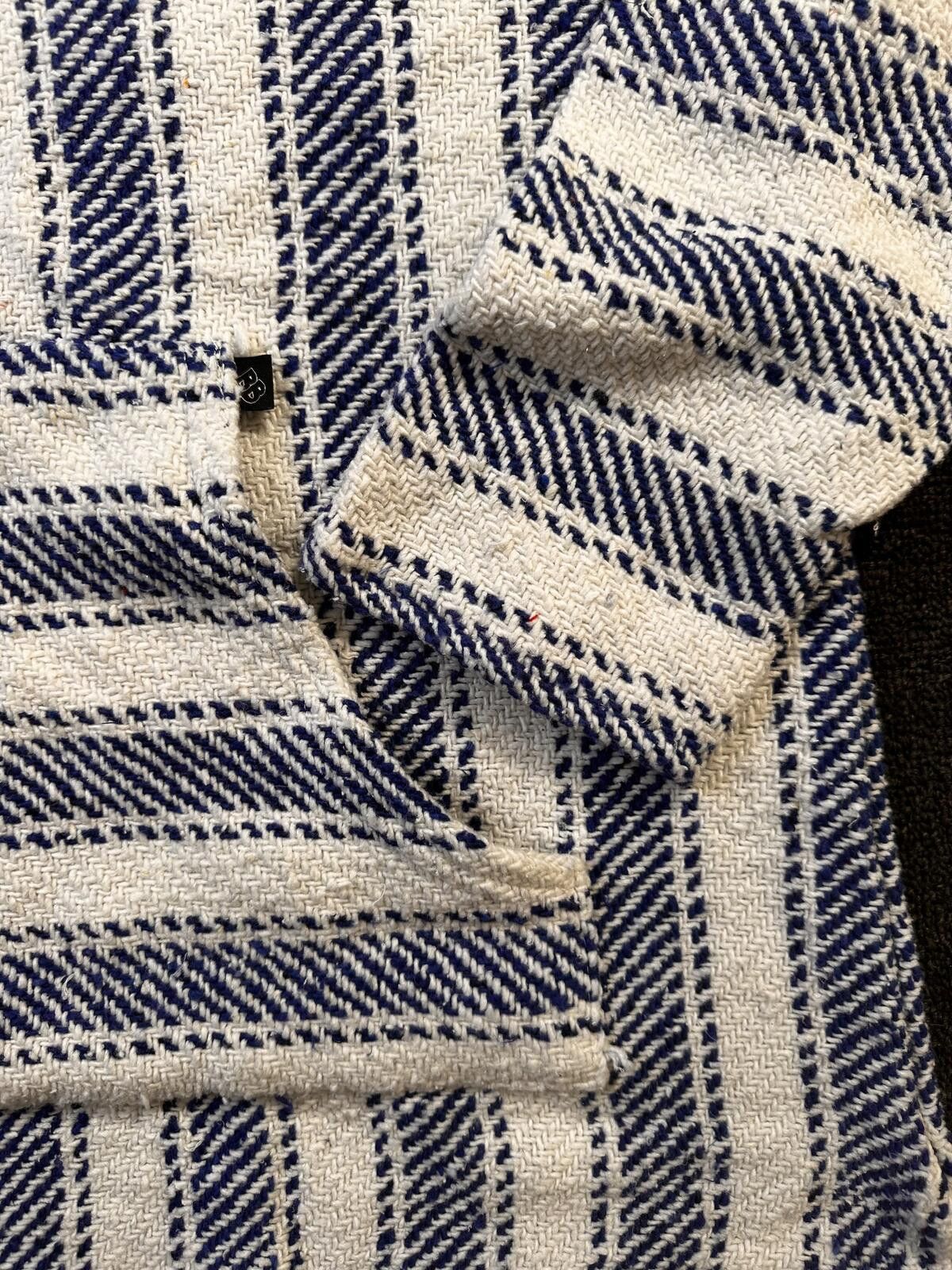 Unknown London Baja Billy Striped Blanket Hooded Pullover Size US M / EU 48-50 / 2 - 2 Thumbnail
