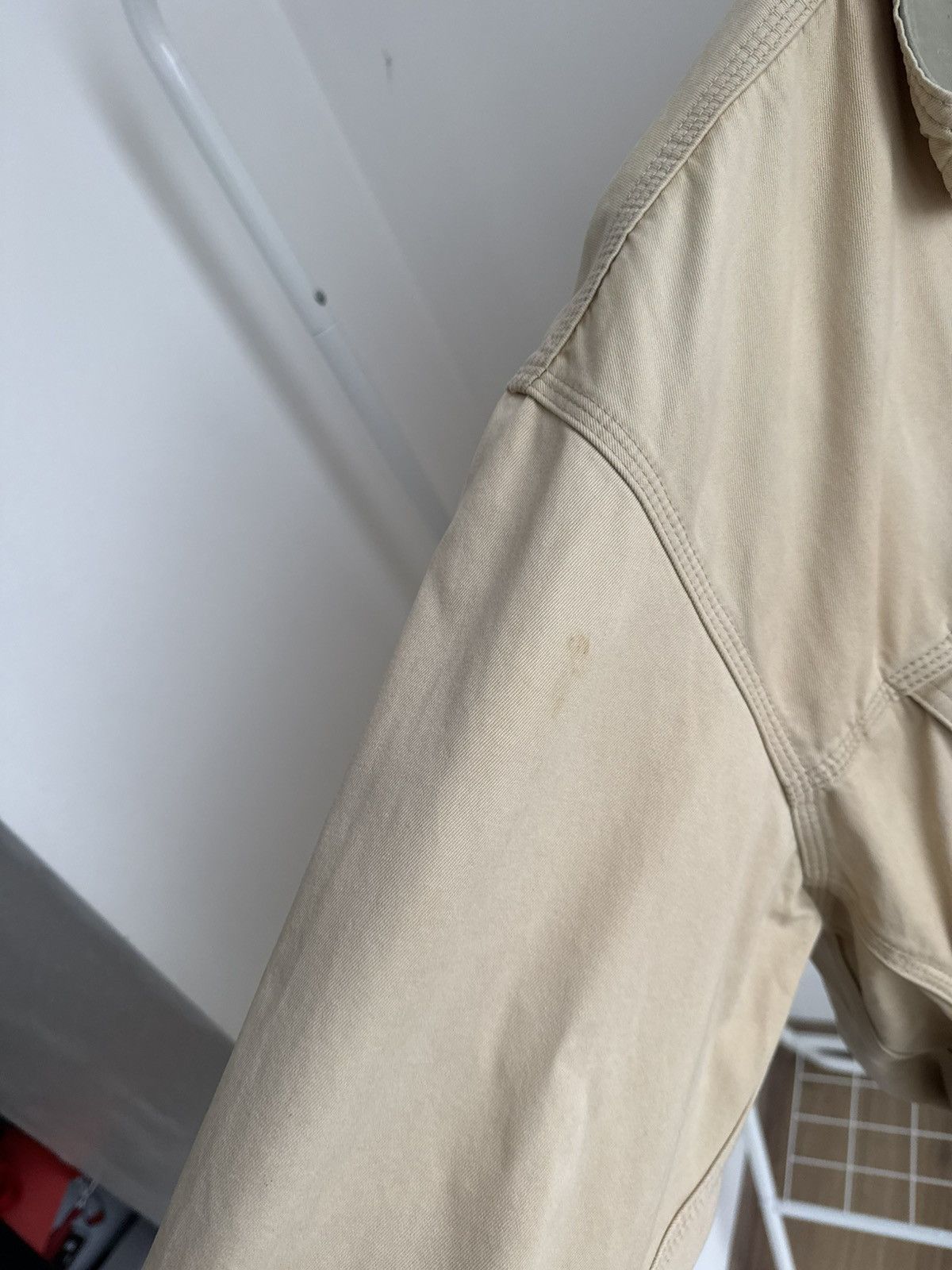Diesel Vintage Diesel 90s Workwear Beige Utility Canvas Button-Up Size US L / EU 52-54 / 3 - 13 Thumbnail