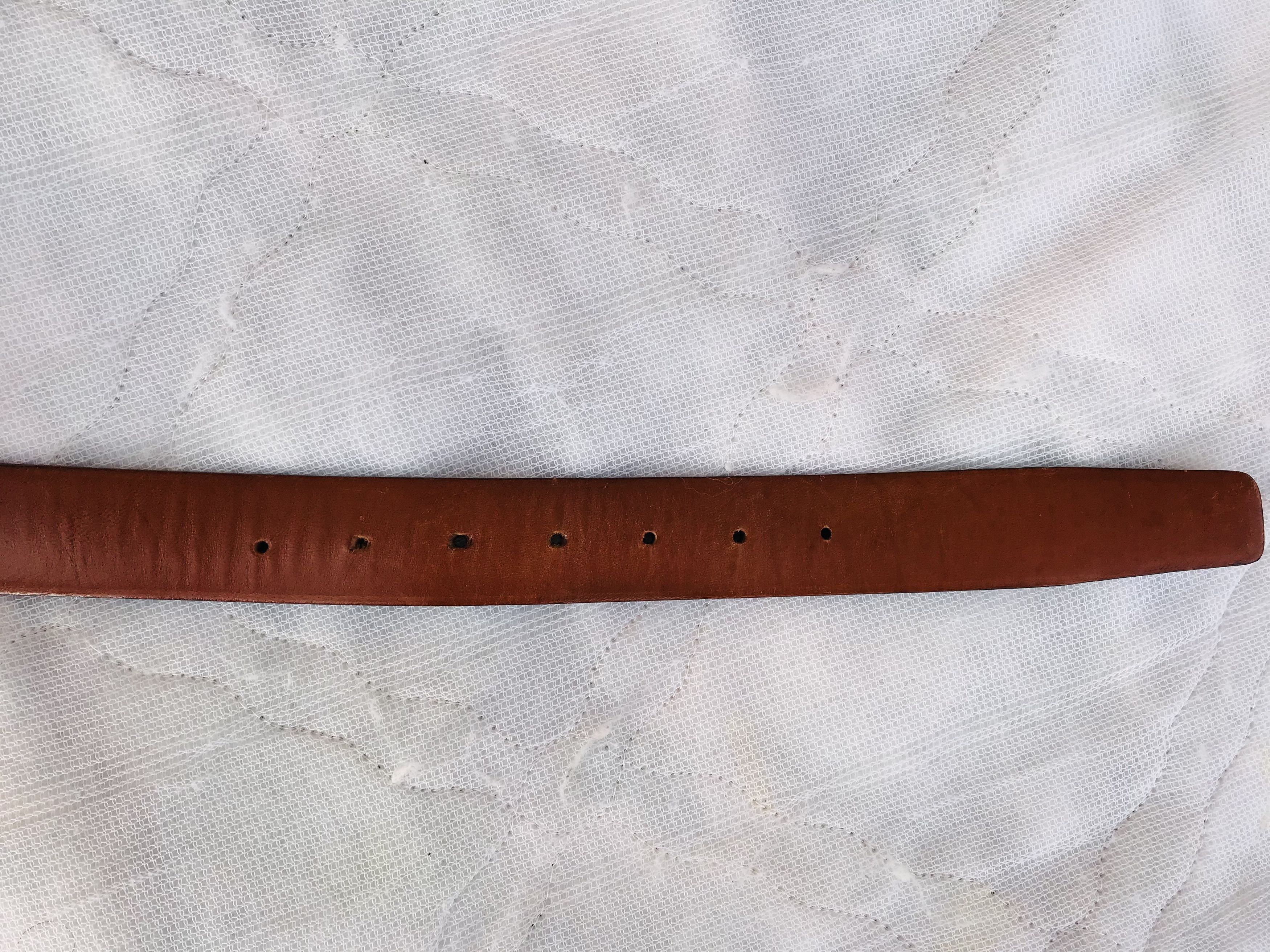 Tod's Tod's Buckled Belt Dark Brown Genuine Leather 110 cm BA14 Size ONE SIZE - 4 Thumbnail