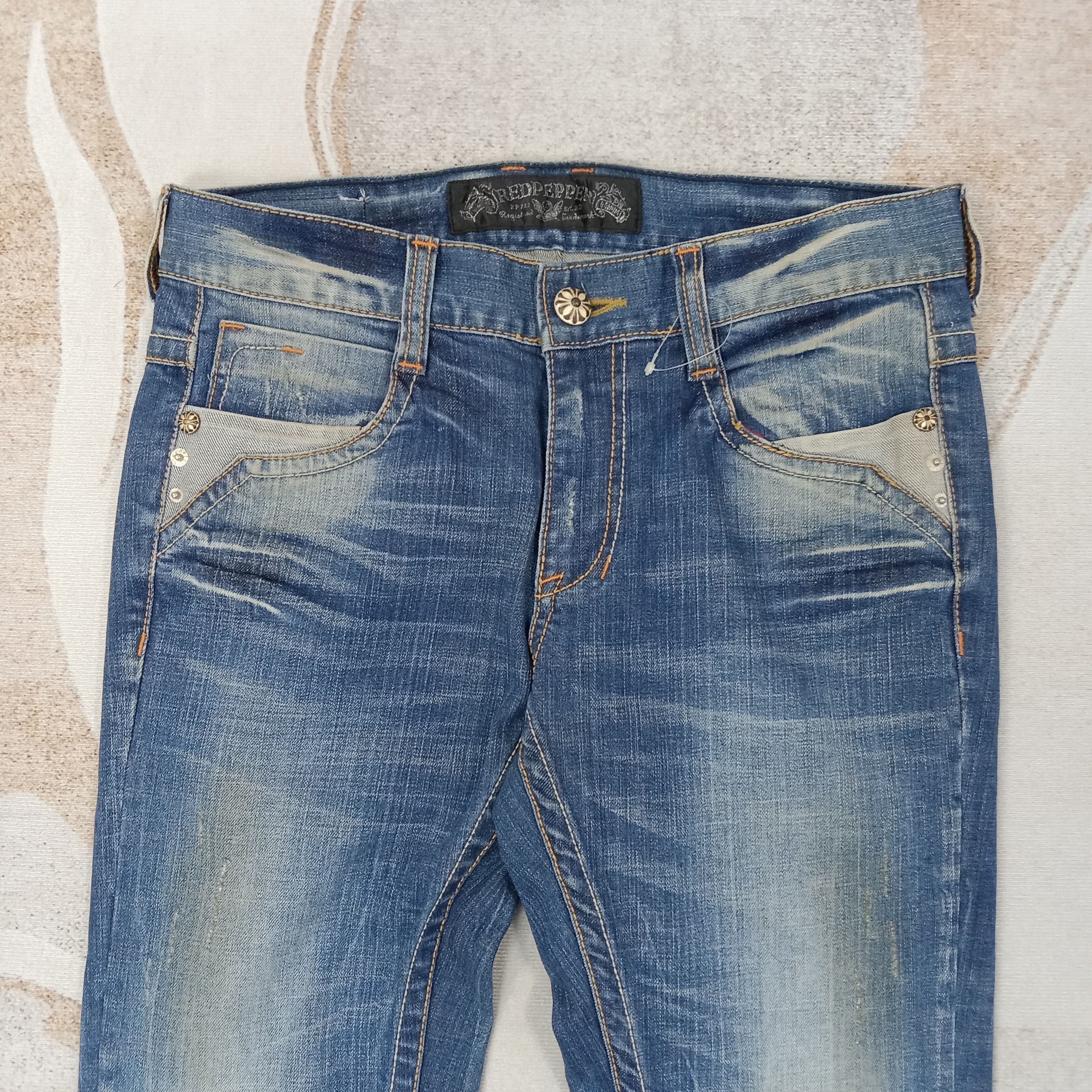 Japanese Brand Red Pepper Japanese Brand Denim Jeans C258N8 Size US 32 / EU 48 - 6 Thumbnail