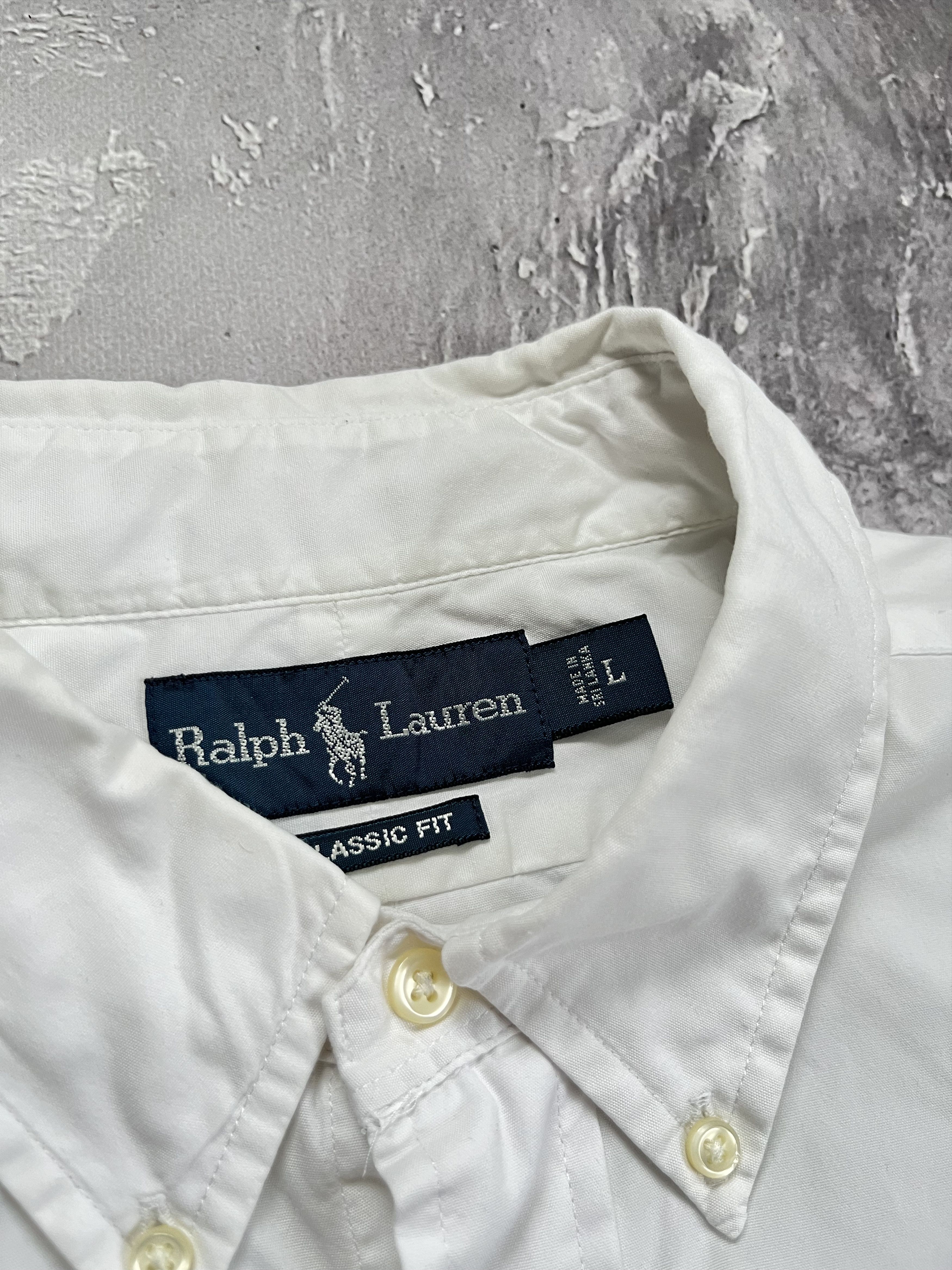 Polo Ralph Lauren Vintage Ralph Lauren Shirt White Short Sleeve Button Down Size US L / EU 52-54 / 3 - 7 Thumbnail