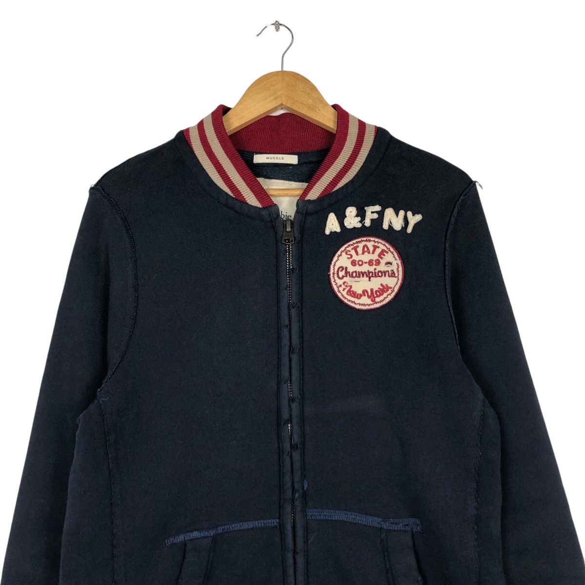 Abercrombie & Fitch × Japanese Brand Abercrombie & Fitch Sweater Jacket Rare Streetwear Size US M / EU 48-50 / 2 - 2 Thumbnail