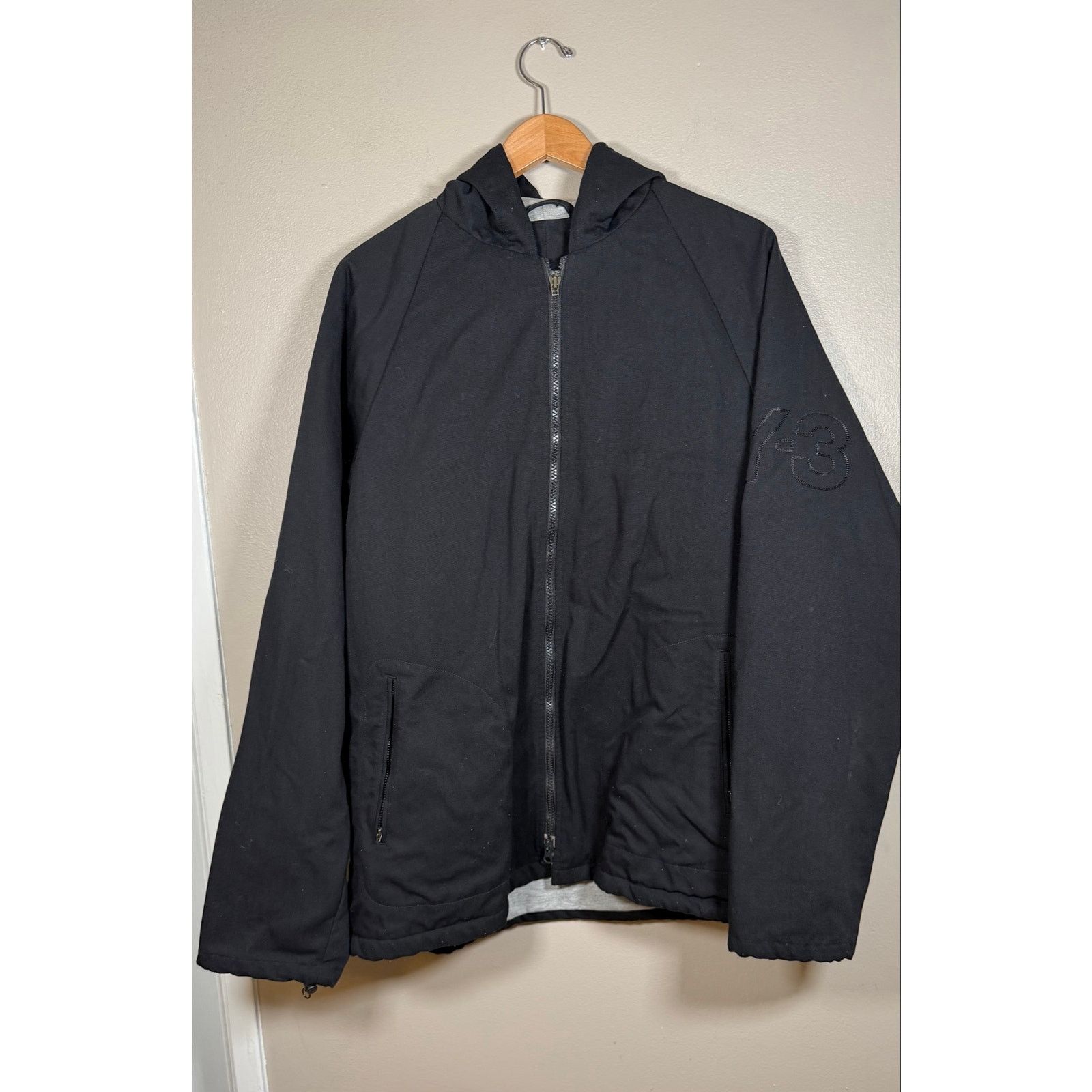 Y-3 Yohji Yamamoto x Adidas Y3 Oversized Hooded Jacket Size M Size US M / EU 48-50 / 2 - 2 Thumbnail