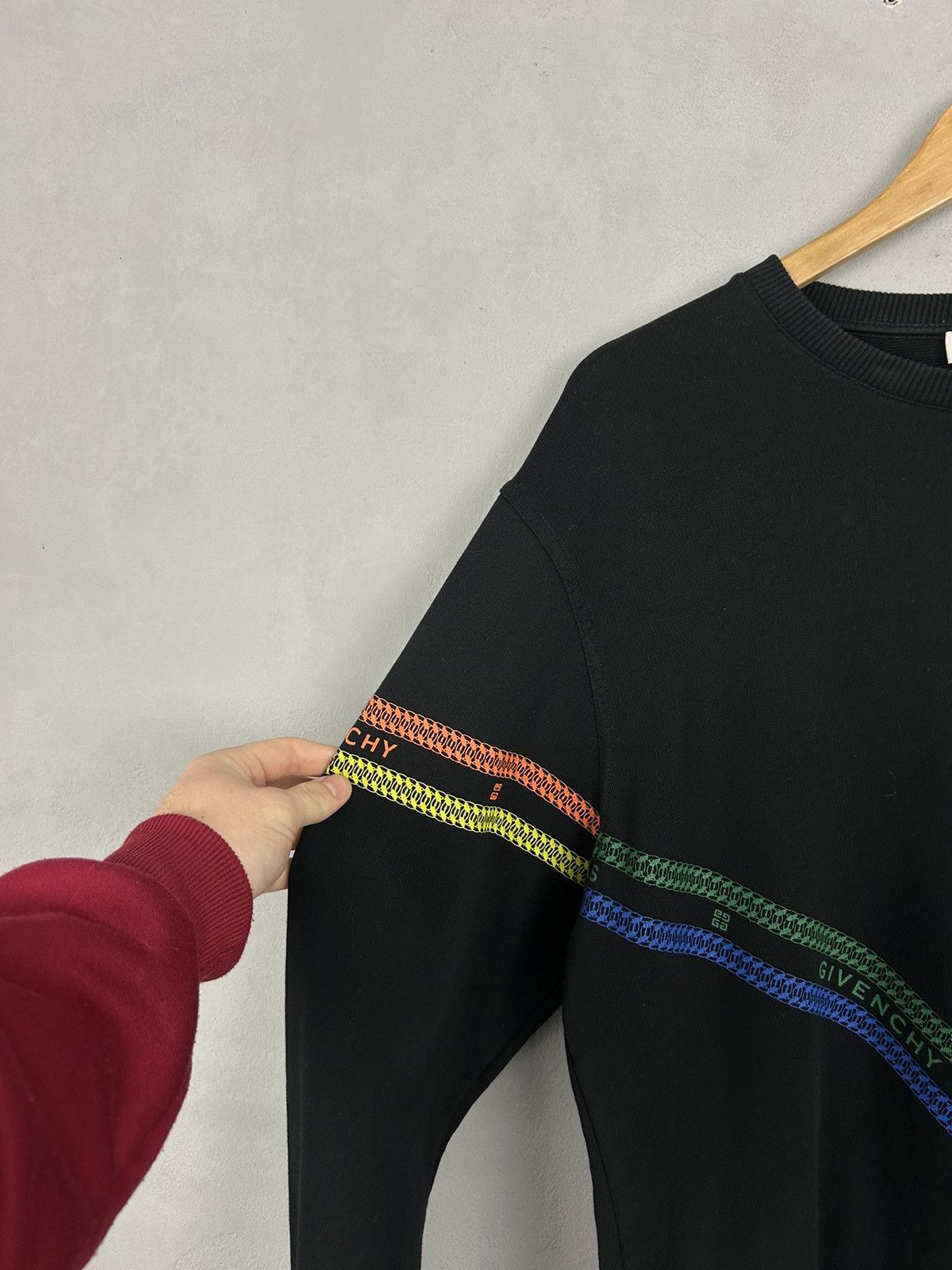 Givenchy Givenchy Multicolor Chain Print Sweatshirt Size US M / EU 48-50 / 2 - 4 Thumbnail
