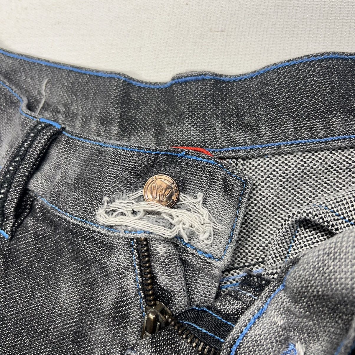 Ecco × Vintage VTG Willie Esco Jeans Grey Denim Duns Faded Baggy Y2K Size US 32 / EU 48 - 15 Thumbnail
