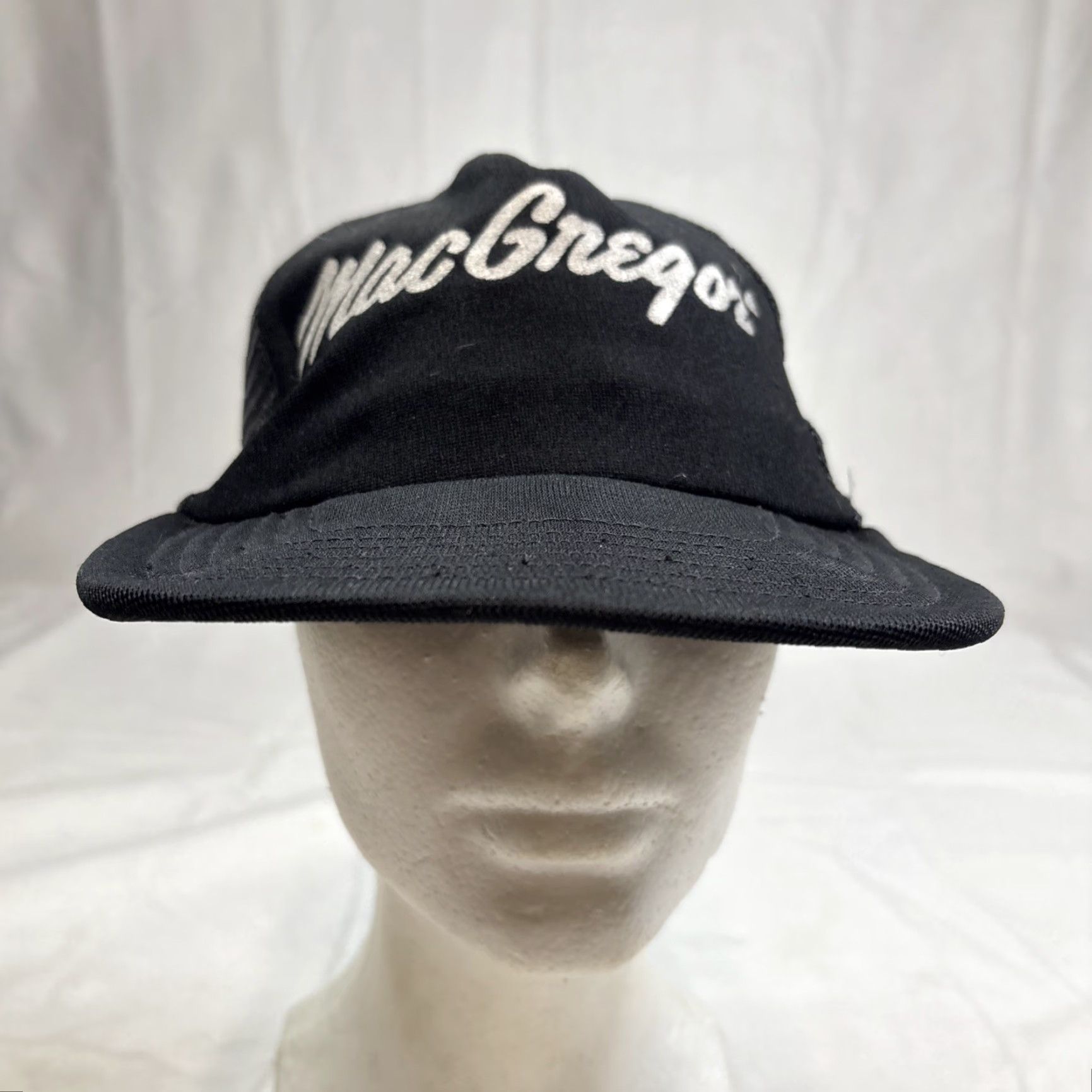 Vintage VINTAGE MacGregor Black Trucker Hat Snap-Back Men One Size Black Size ONE SIZE - 2 Thumbnail