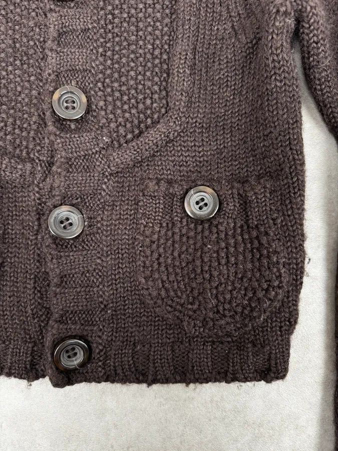 Dsquared2 AW2007 Dsquared2 Brown Wool Buttoned Cardigan Sweater Size S / US 4 / IT 40 - 8 Thumbnail