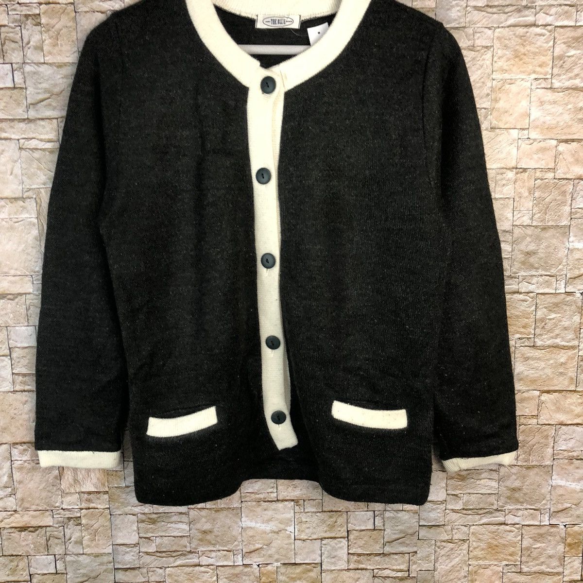 Homespun Knitwear × Japanese Brand The Blue Black japan Cardigan #A868 Size S / US 4 / IT 40 - 3 Thumbnail