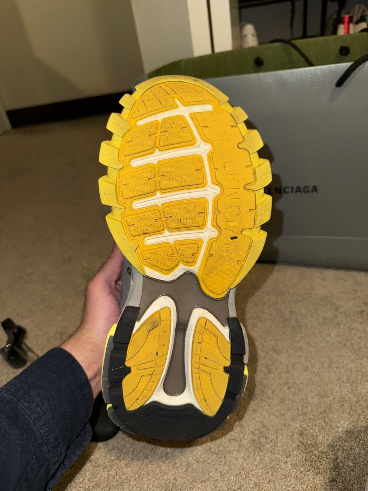 Balenciaga Balenciaga Track Sneaker — Yellow/Grey/White — EU 42 USA 9 Size US 9 / EU 42 - 7 Thumbnail