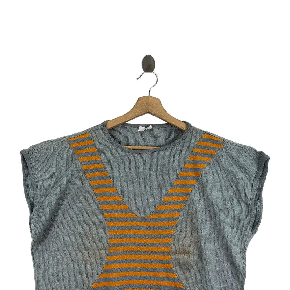 Vintage Vtg 90’ HERNO INTERNATIONAL ITALY Art Tank Top Knitwear Size XL / US 12-14 / IT 48-50 - 3 Thumbnail