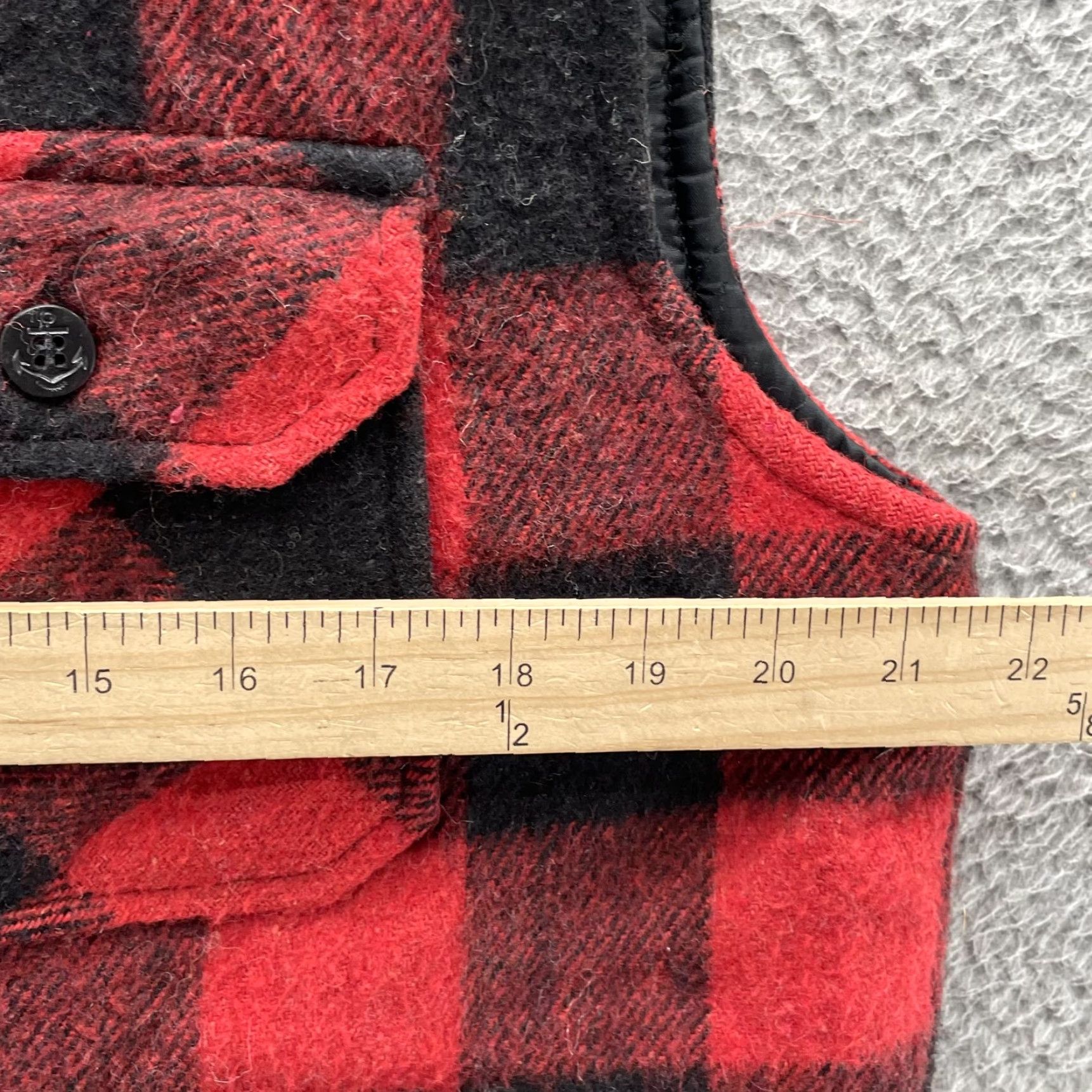 Vintage VINTAGE Bull Run Wool Linen Blend Vest Men Med Buffalo Rugged Wear Western Camp Workwear Shirt Size US M / EU 48-50 / 2 - 3 Thumbnail