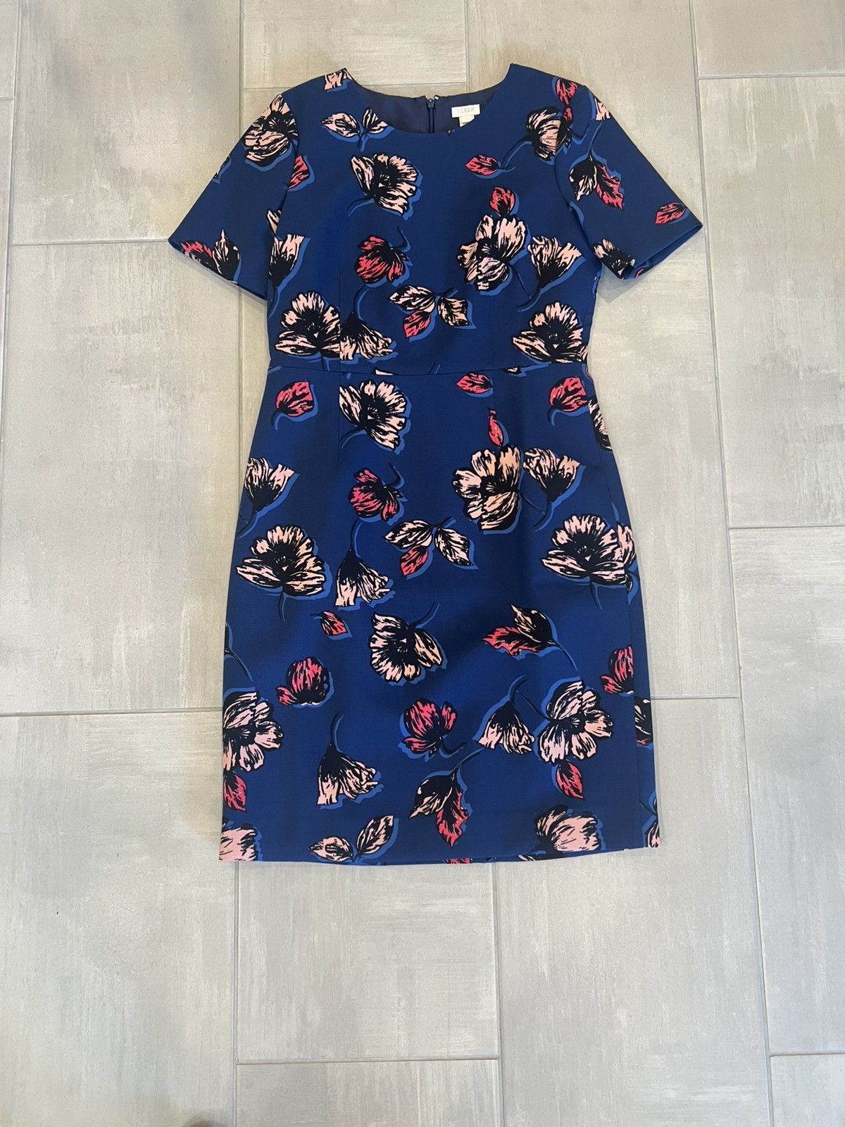 j crew blue flower dress Dusty Blue Flower Girl Dress main image 0