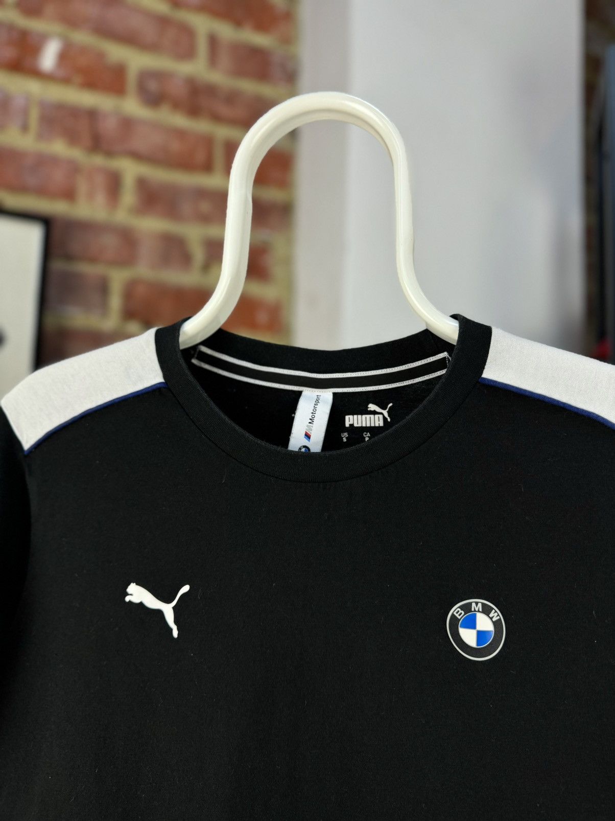 BMW × Puma PUMA BMW Motorsport Black Short Sleeve T-Shirt Size US S / EU 44-46 / 1 - 4 Thumbnail