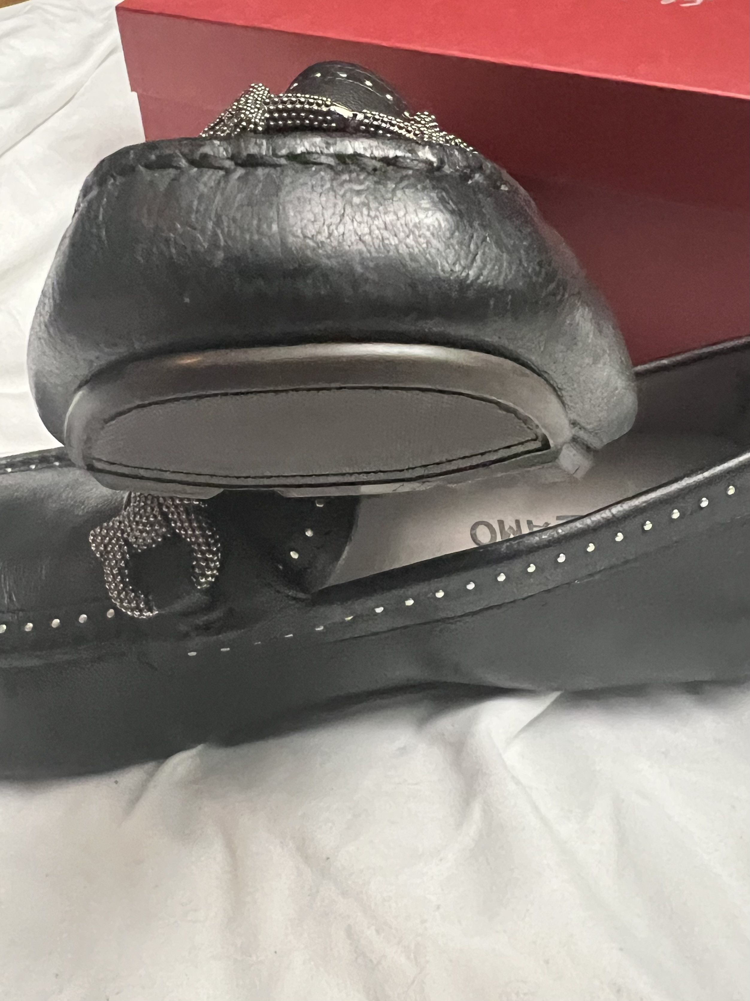 Salvatore Ferragamo PARIGI STU CM NERO BUFFALO Size US 11 / EU 44 - 9 Thumbnail