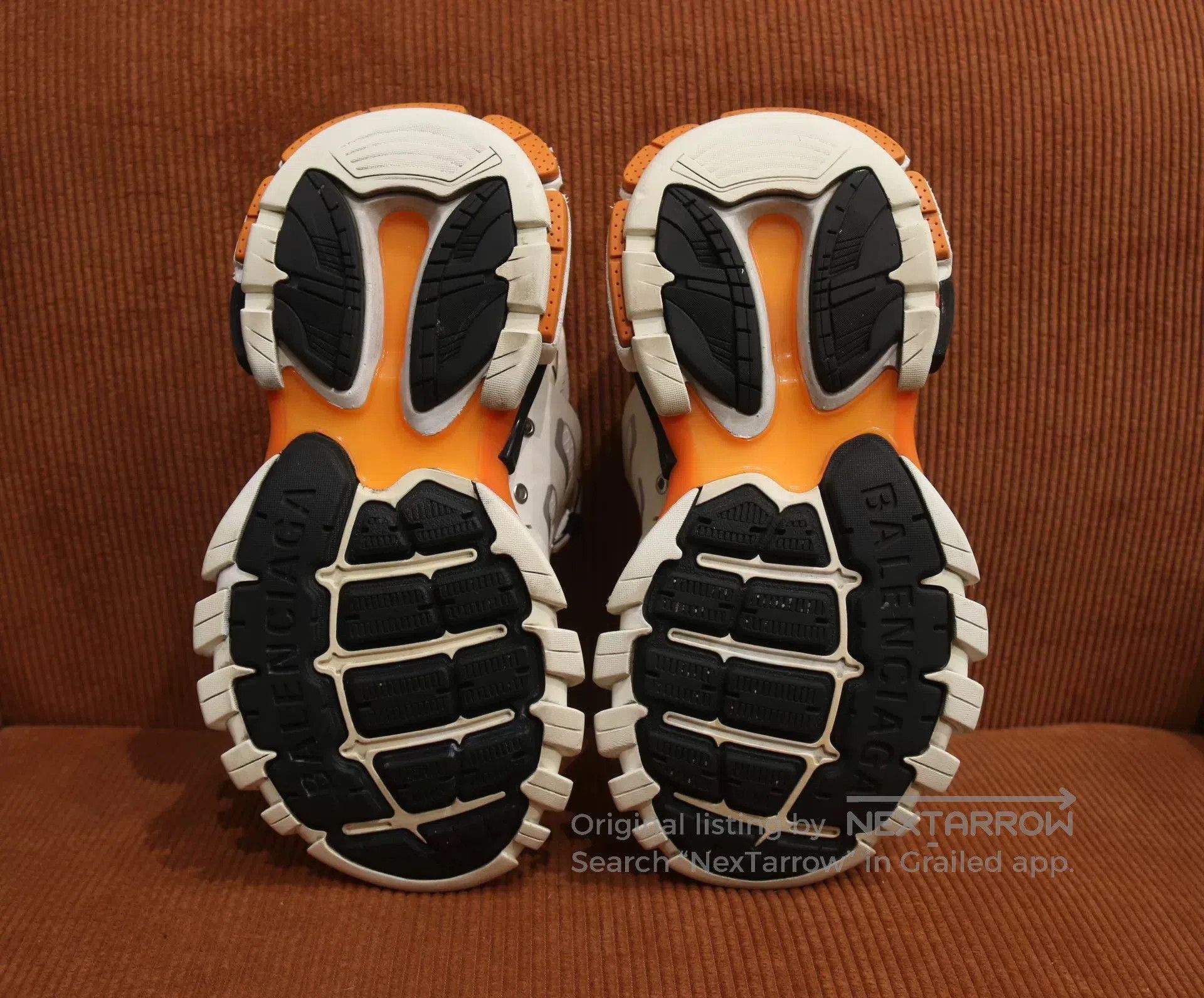 Balenciaga Balenciaga Track White Orange Sneakers. Size US 4 / IT 34 - 6 Thumbnail