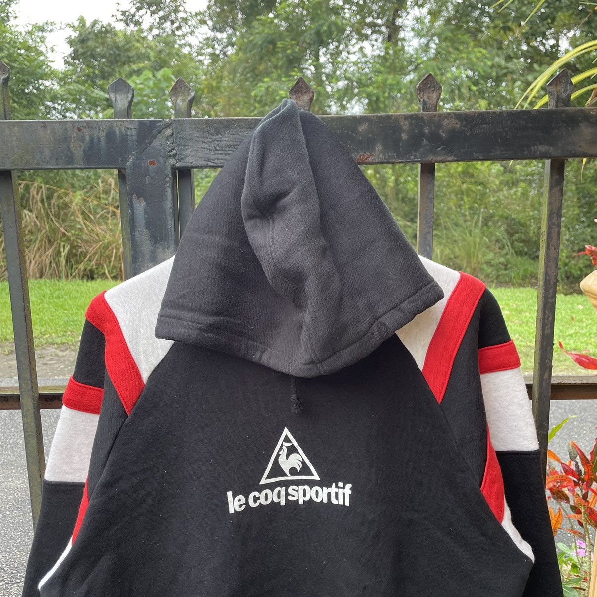 Le Coq Sportif × Vintage 🔥Vintage Le Coq Sportif Spellout Sweatshirts With Hoodie Size US M / EU 48-50 / 2 - 4 Thumbnail