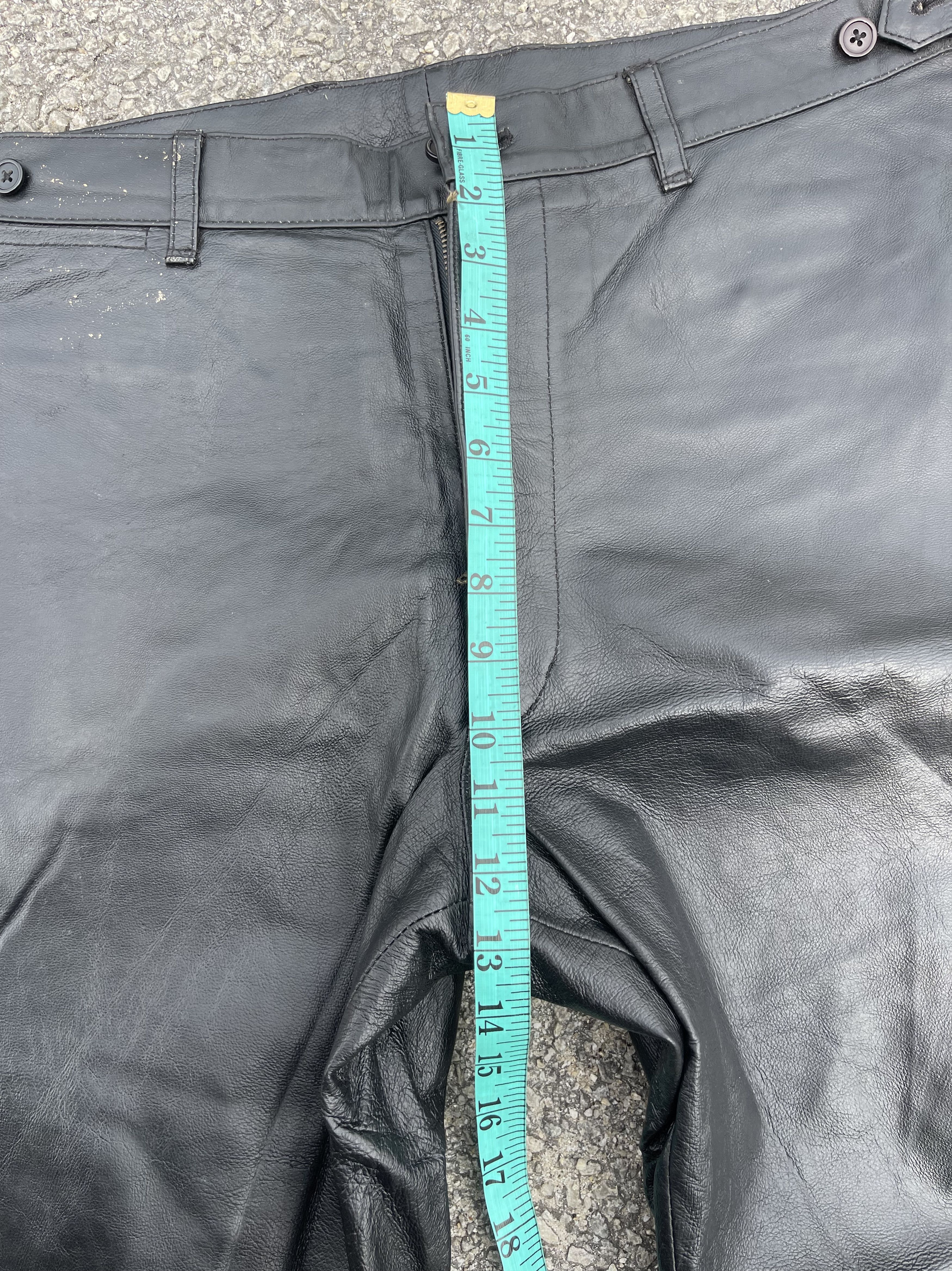 If Six Was Nine Allen Jolly Leather Trouser Size US 36 / EU 52 - 9 Thumbnail