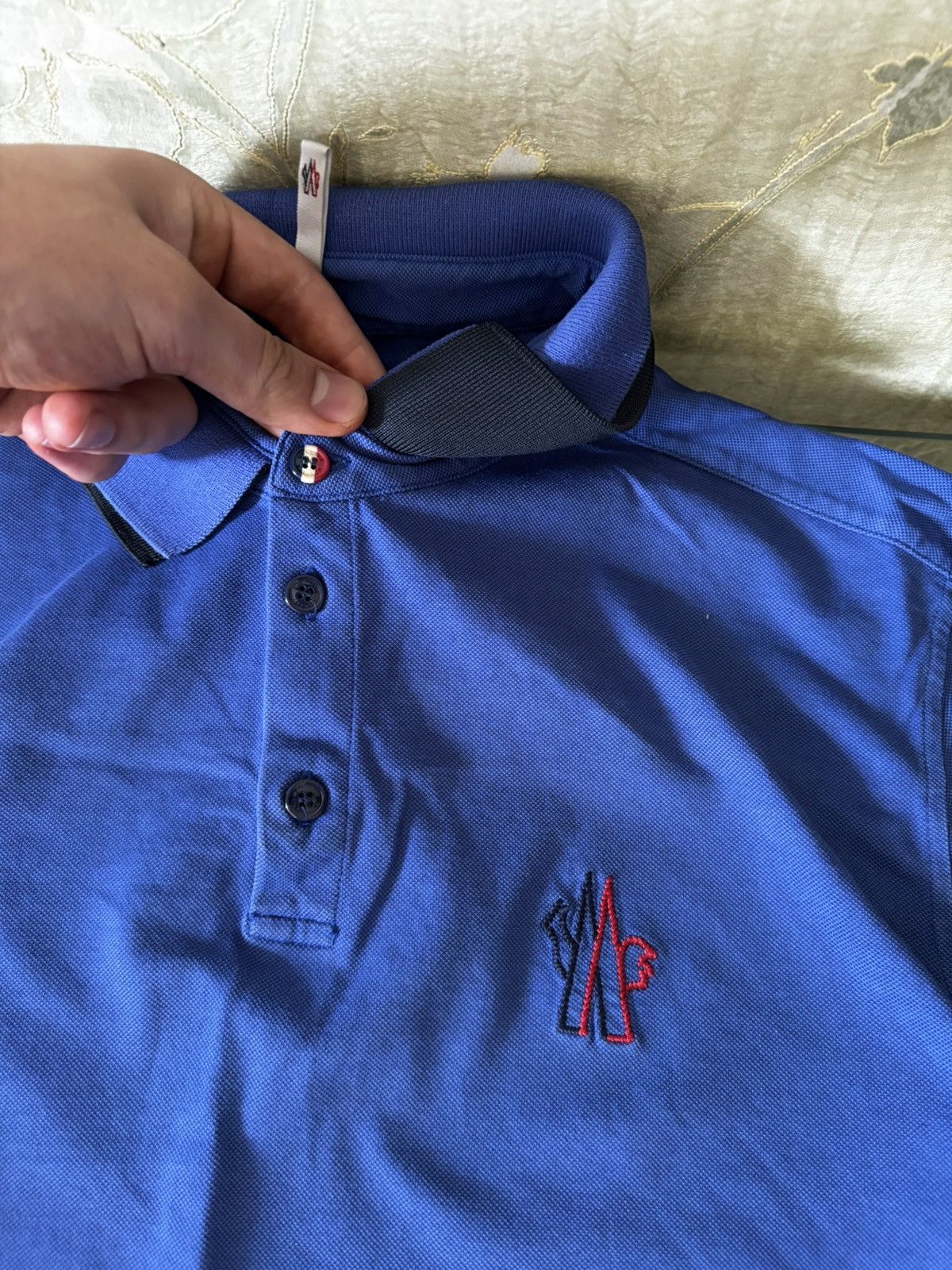 Moncler 🔥 Moncler Polo T-shirt 🔥 Size US L / EU 52-54 / 3 - 8 Thumbnail