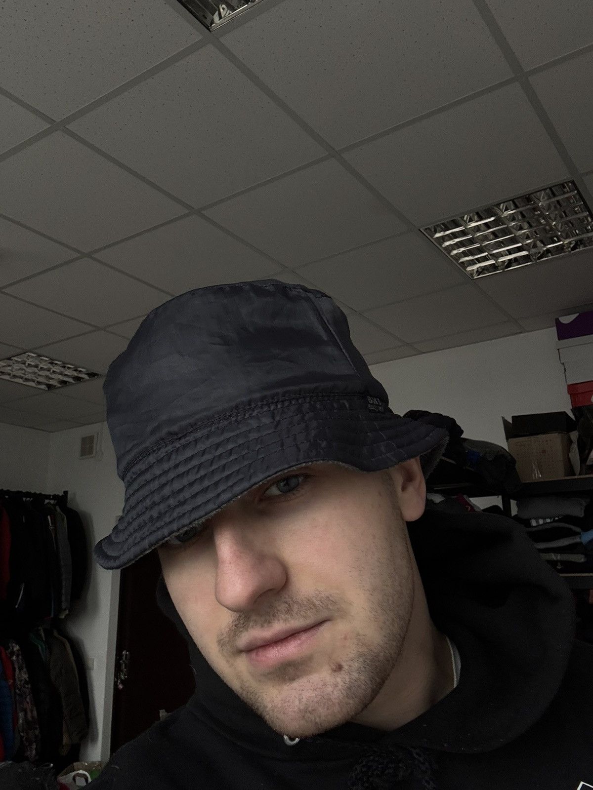 NO ID Two sided vintage basic bucket hat Size ONE SIZE - 6 Thumbnail