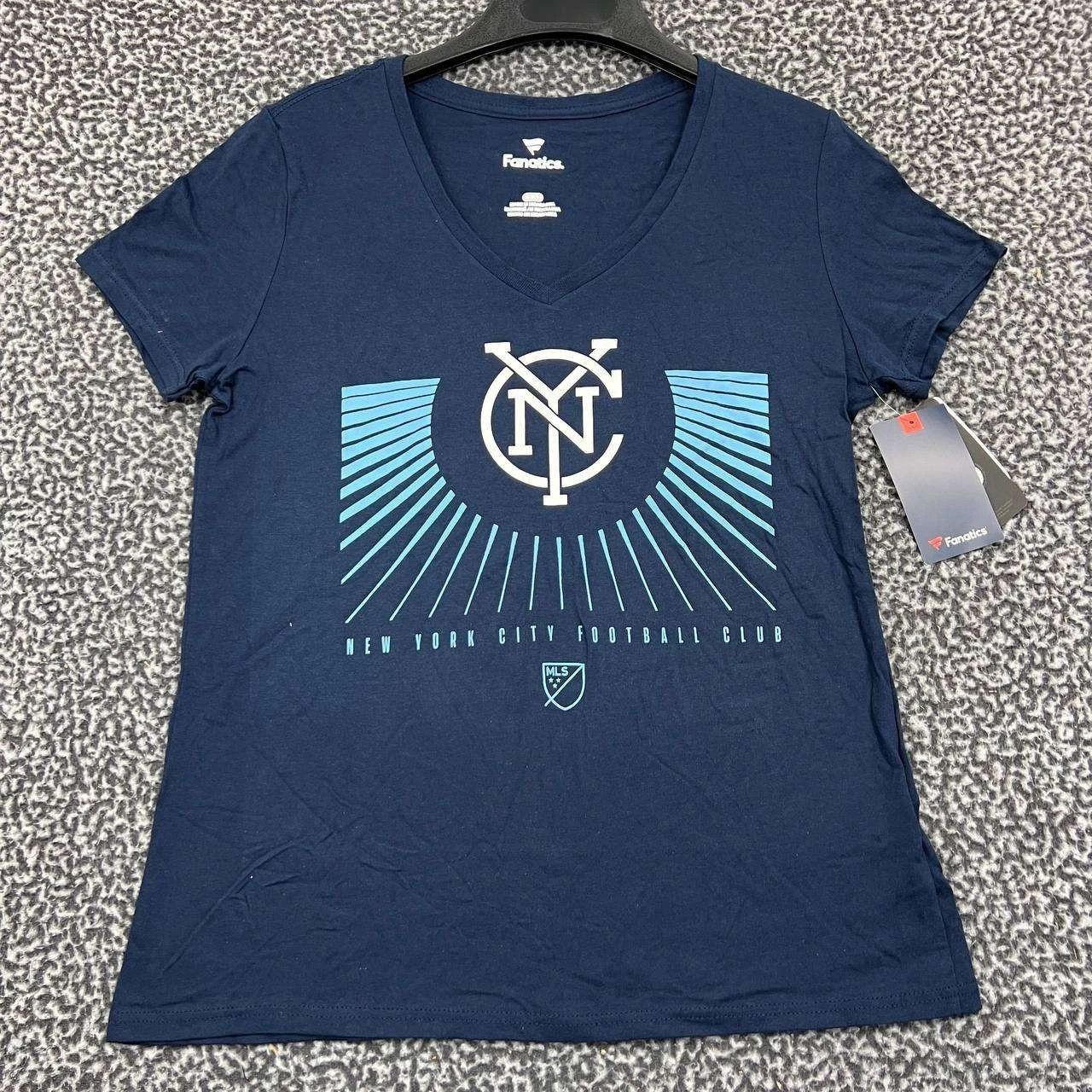 Other New York City FC Shirt Women Blue Short Sleeve V-Neck New M Size M / US 6-8 / IT 42-44 - 1 Thumbnail