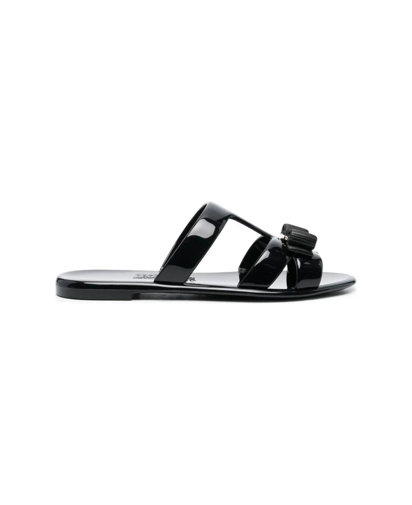 Salvatore Ferragamo o1y0426 Flats in Black Size US 7 / IT 37 - 1 Thumbnail