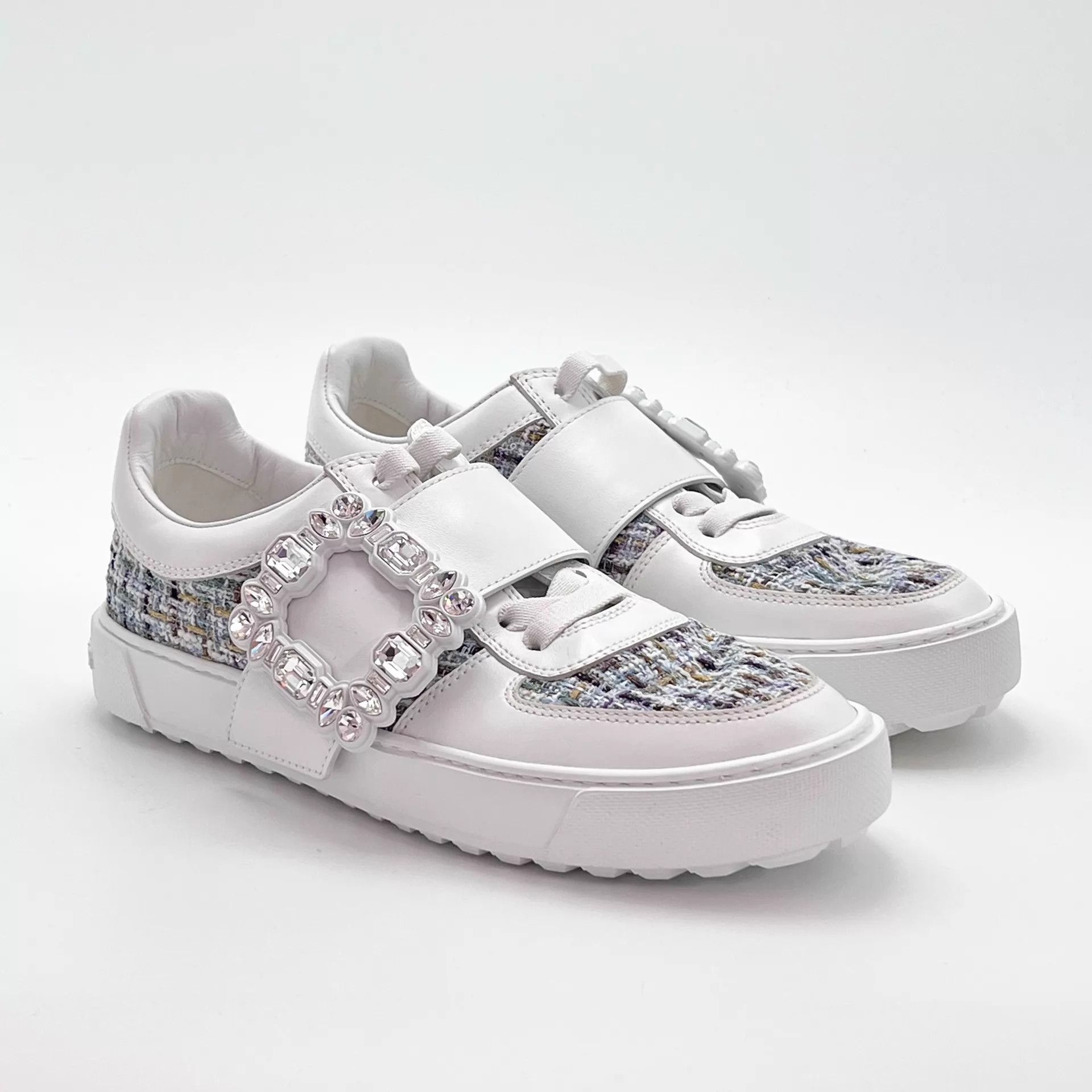Roger Vivier RV tweed 39 sneaker authenticity card Size US 8.5 / IT 38.5 - 1 Thumbnail