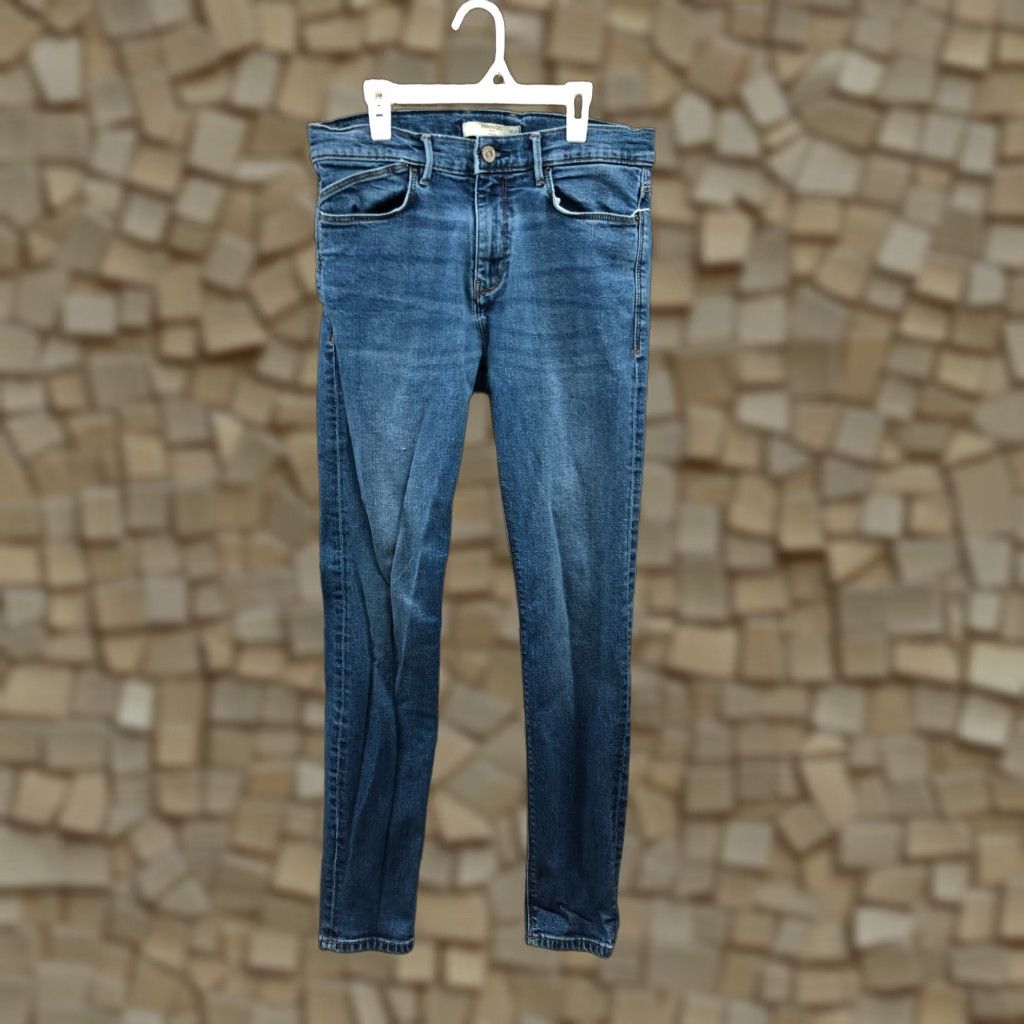 Mango Mango Jade Skinny Jeans Size 30 Mens Mid Rise Dark Wash Blue Denim Size US 30 / EU 46 - 1 Thumbnail