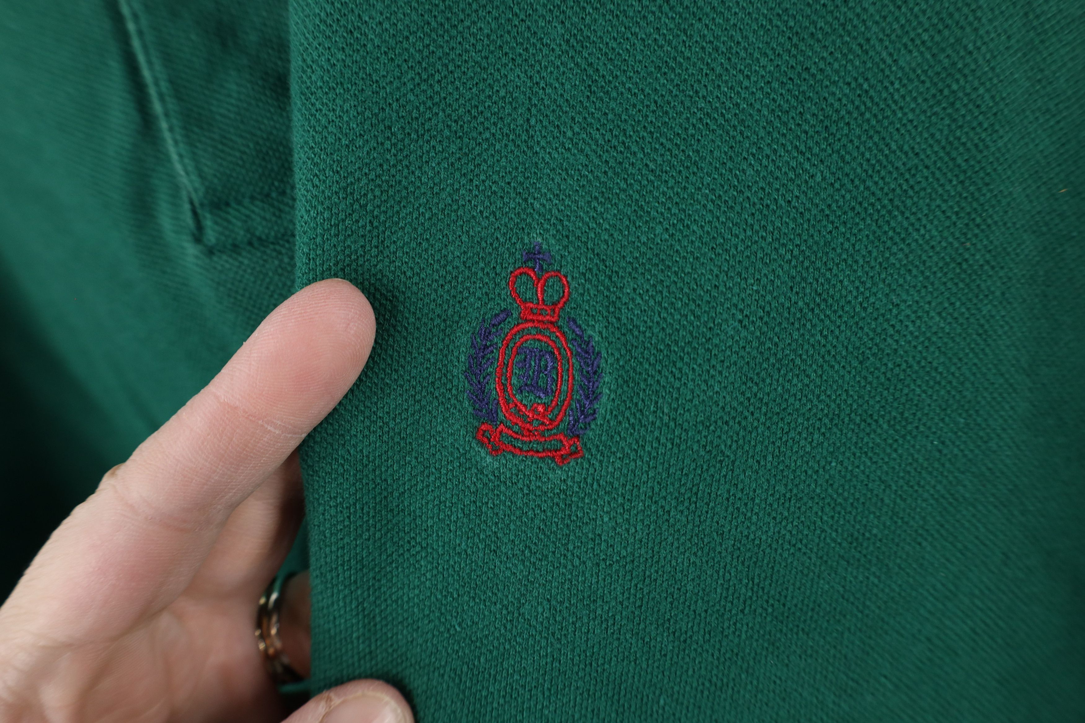 Vintage Vintage 90s Streetwear Cotton Collared Polo Shirt Green Size US XXL / EU 58 / 5 - 4 Thumbnail