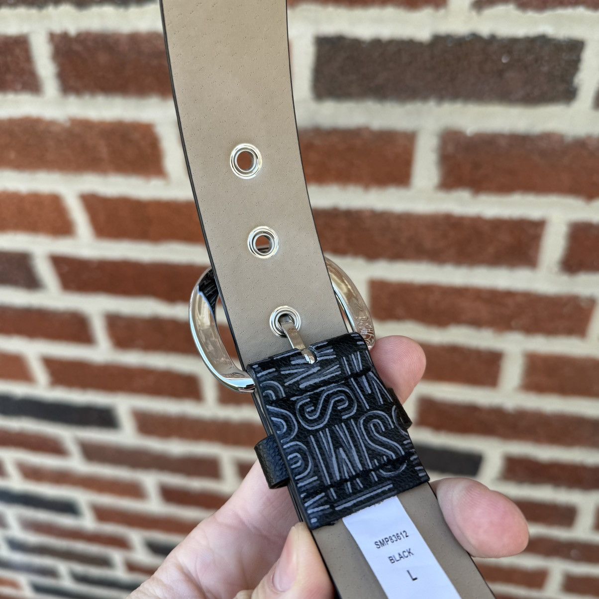 Steve Madden Steve Madden Multi Logo Belt Size L Silver Buckle / Unisex Size ONE SIZE - 7 Thumbnail