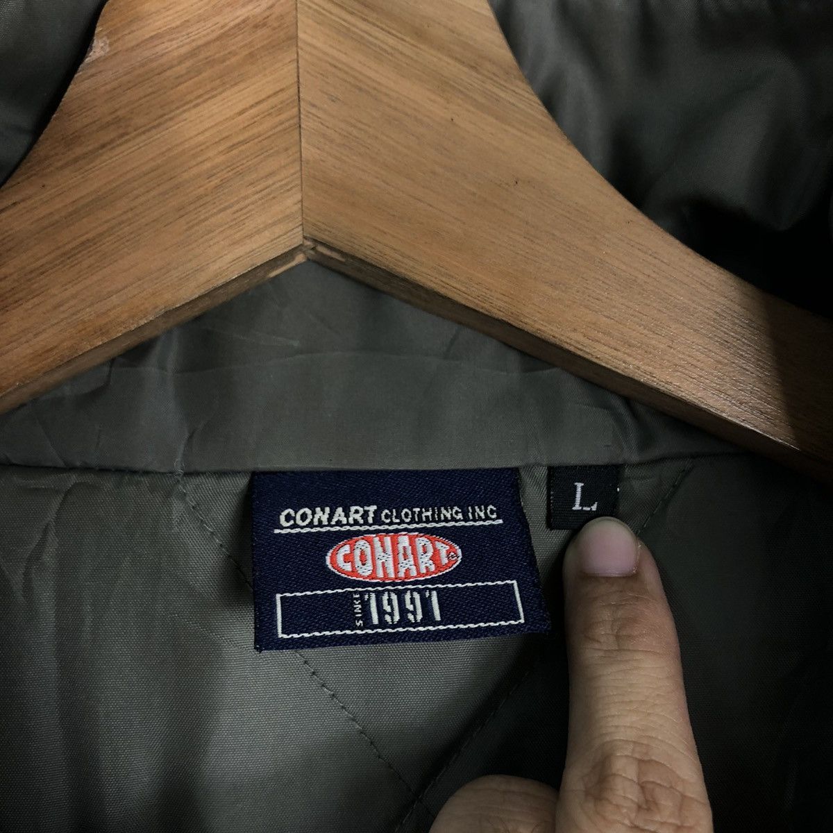 Japanese Brand 🔥Vintage Double Layer Jacket Zipper Conart Big Logo Size US L / EU 52-54 / 3 - 20 Thumbnail