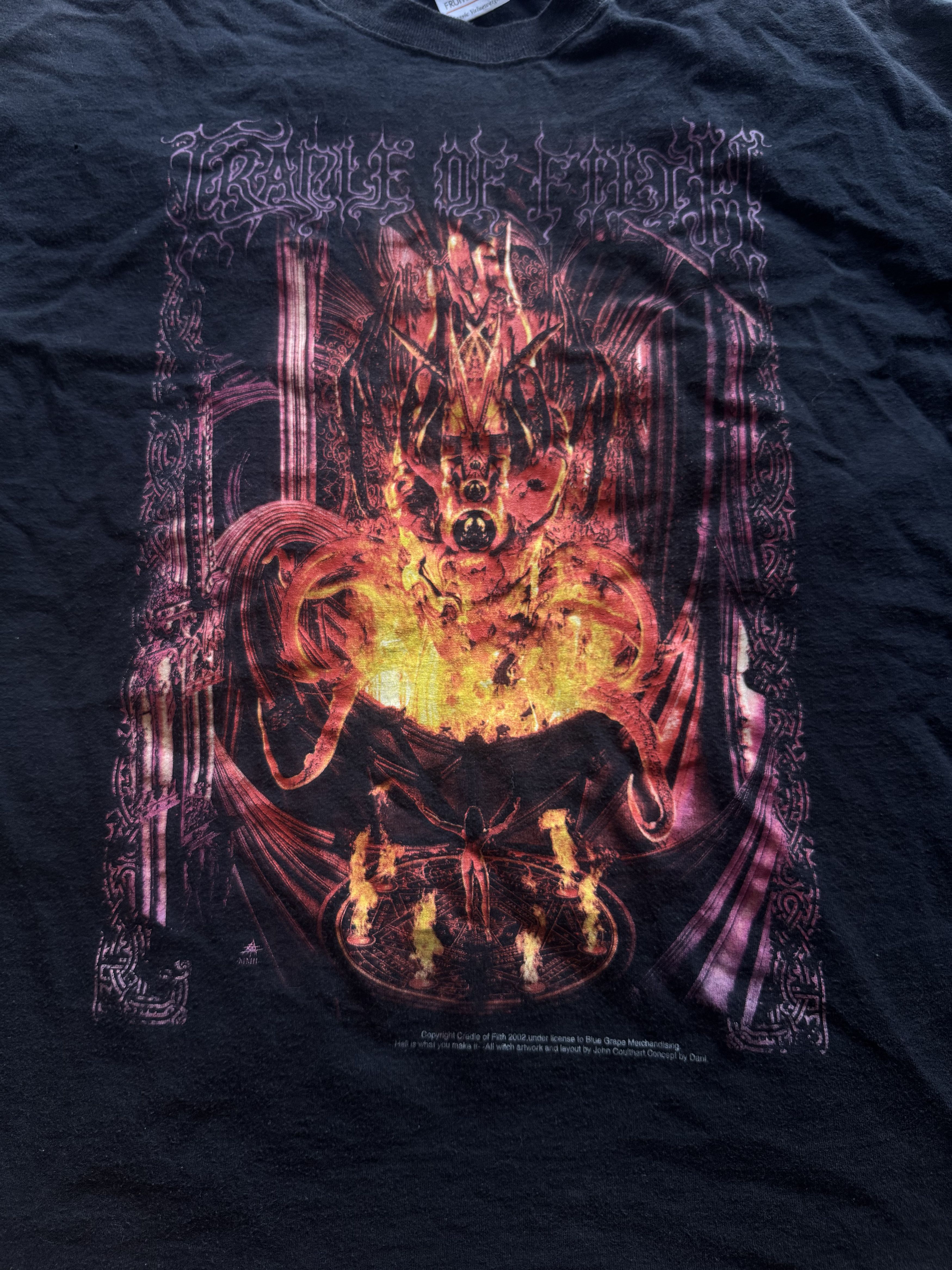 Vintage Vintage Cradle of Filth "Hell is what you make it" tee Size US XL / EU 56 / 4 - 2 Thumbnail