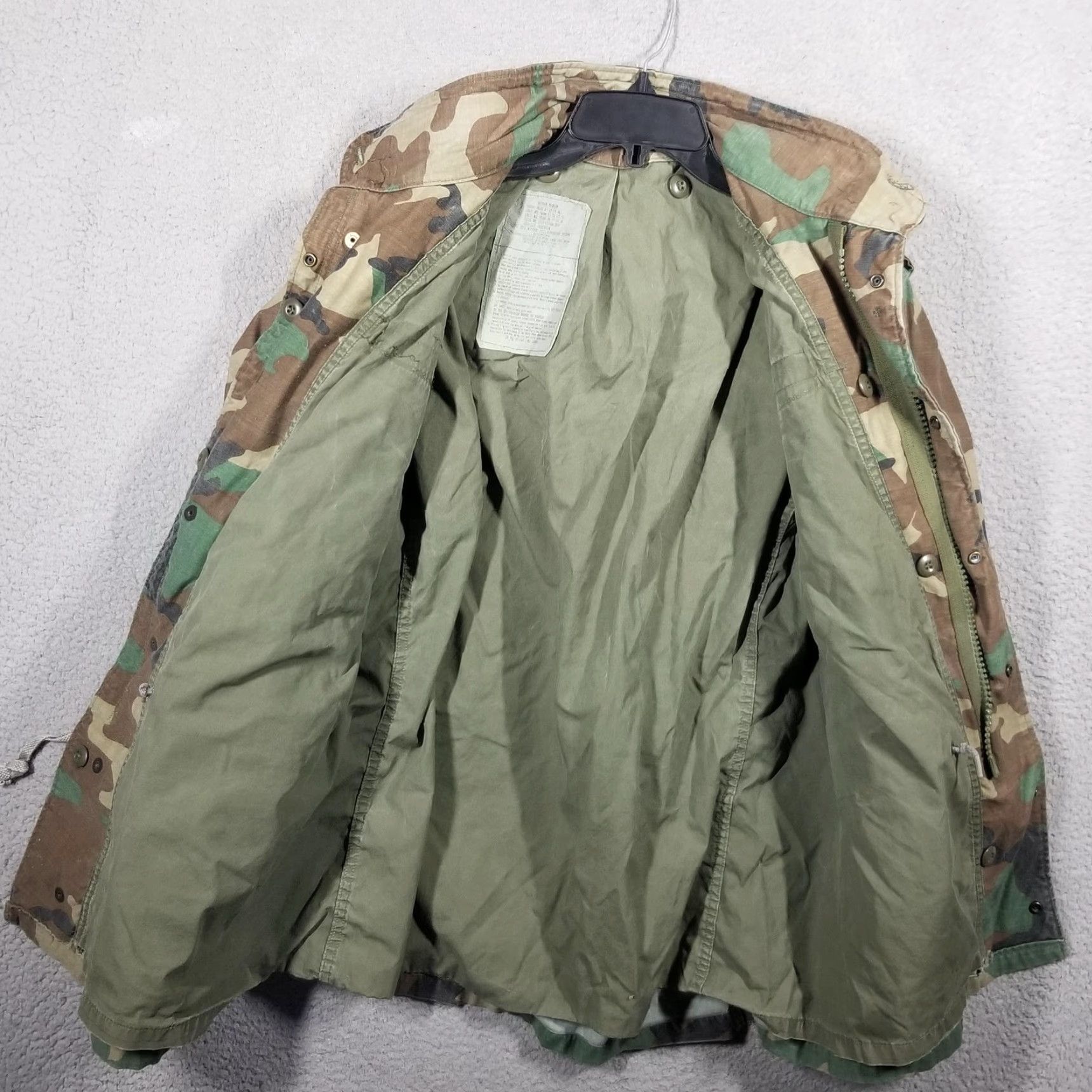 Vintage VINTAGE USGI M65 Jacket - Military Camouflage Coat - Woodland Green Camo - Medium Regular Mens 80s VTG Size US M / EU 48-50 / 2 - 3 Thumbnail