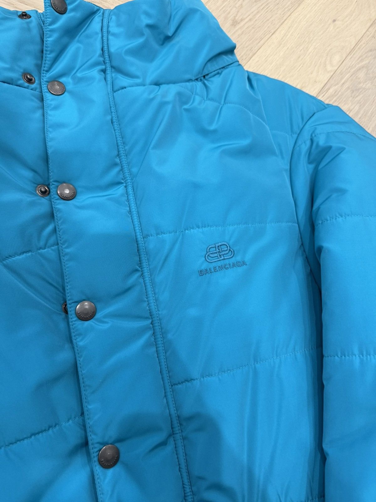 Balenciaga Balenciaga Turquoise Puffer Size US L / EU 52-54 / 3 - 2 Thumbnail